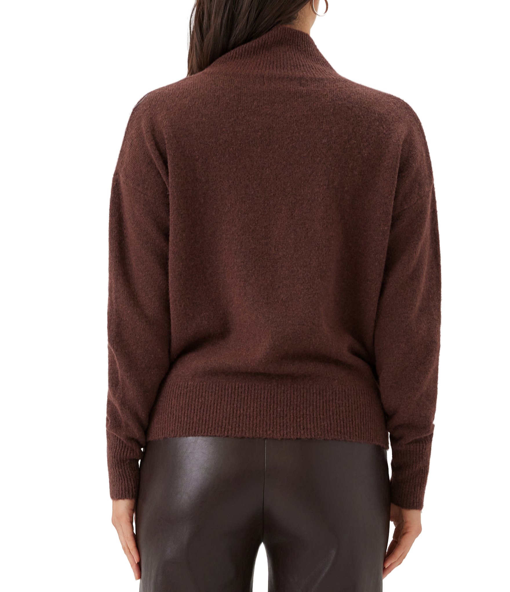 Karen Kane Petite Size Shawl Collar Long Sleeve Sweater