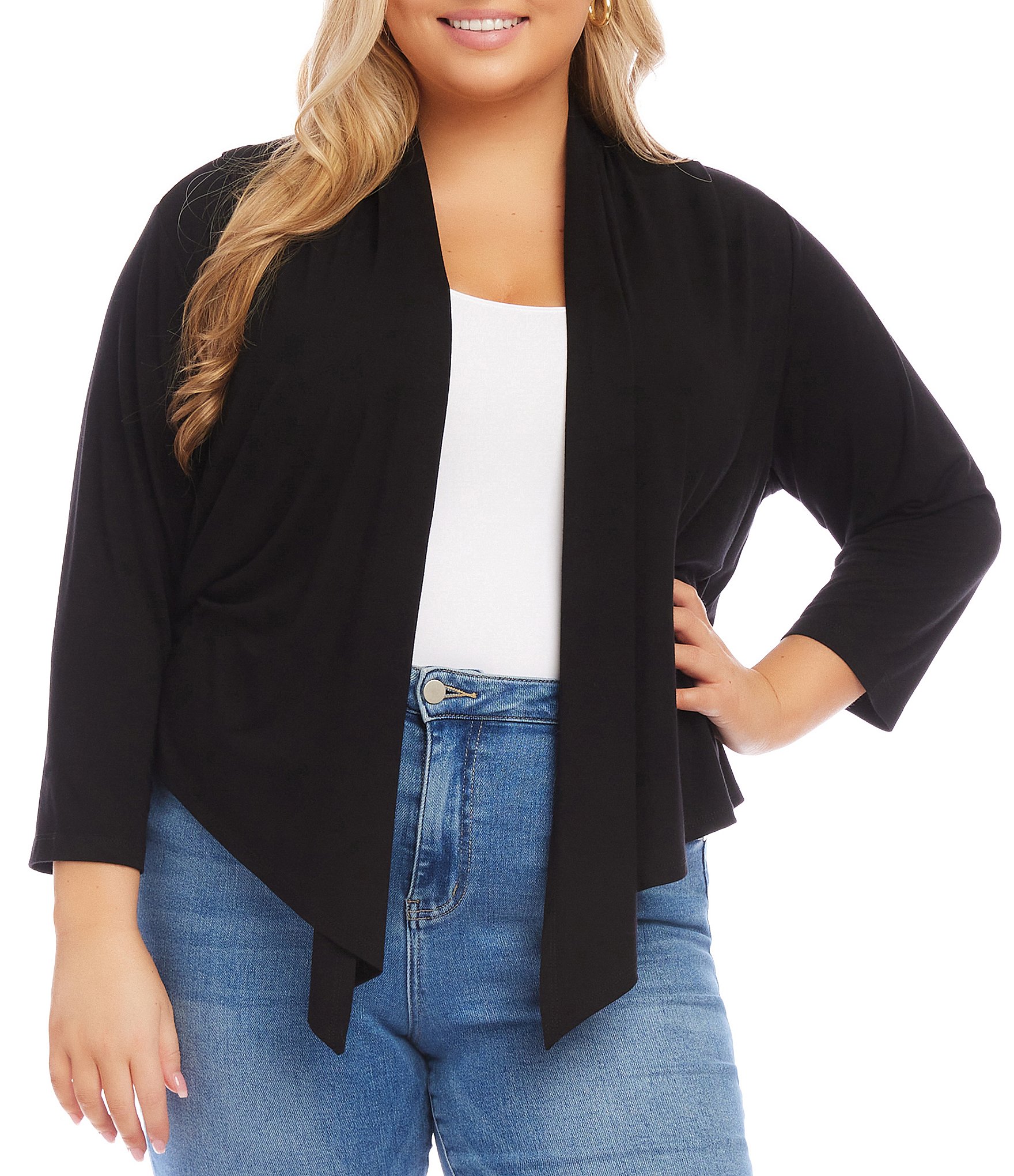 black blazer: Women's Plus-Size Coats, Jackets, & Blazers