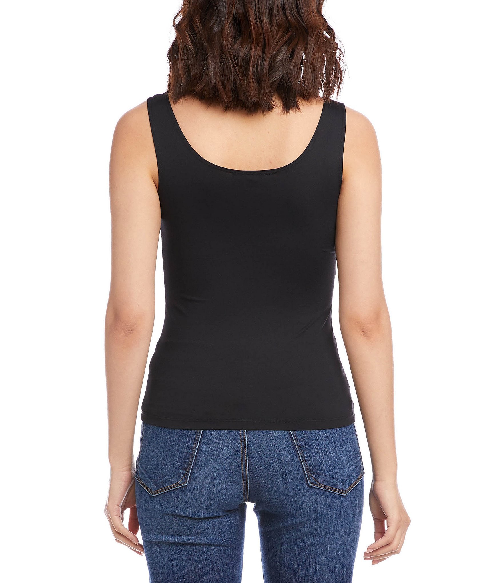 Karen Kane Sleeveless Scoop Neck Layering Tank