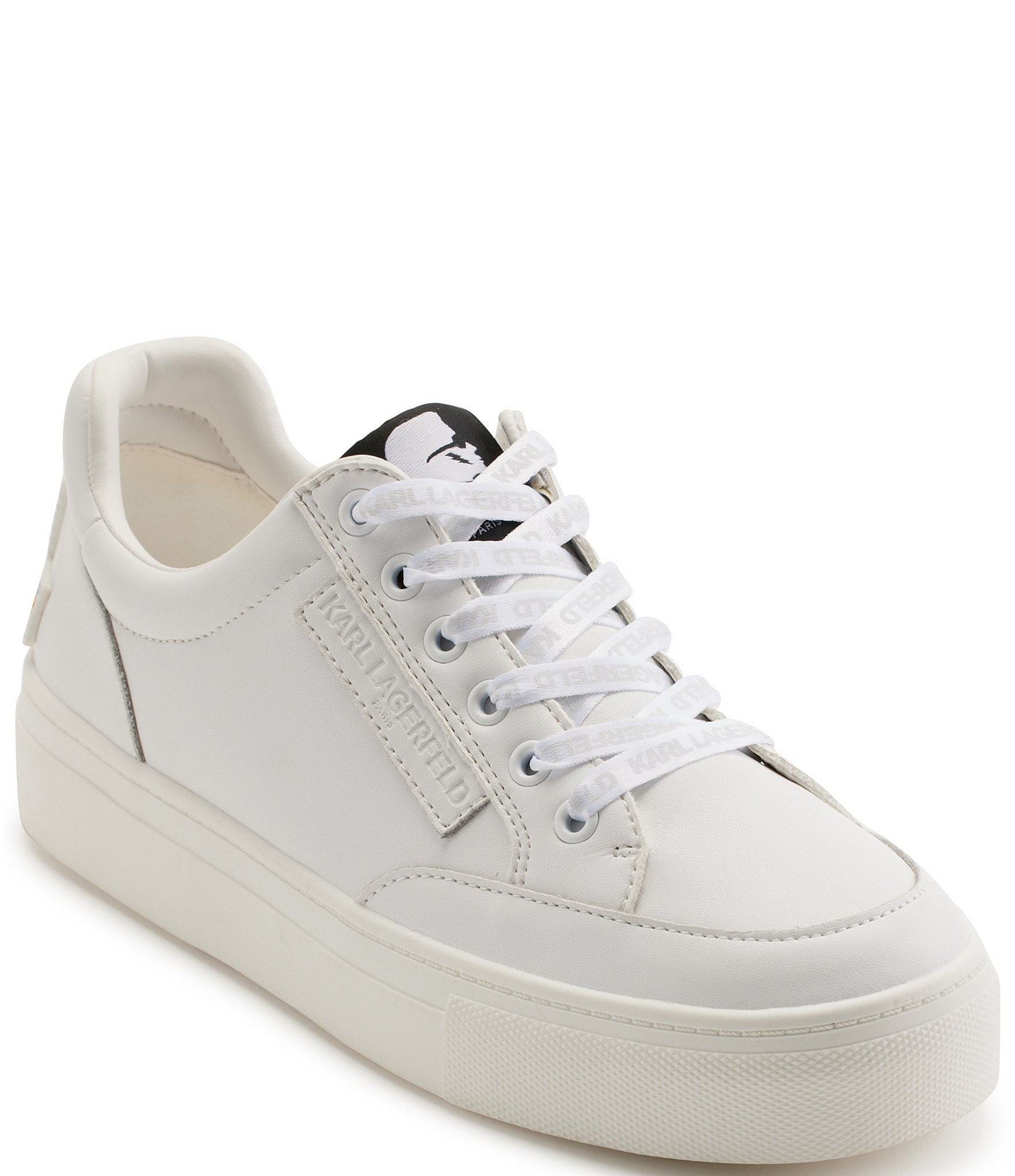 KARL LAGERFELD PARIS Calico Patch Embellished Sneakers | Dillard's