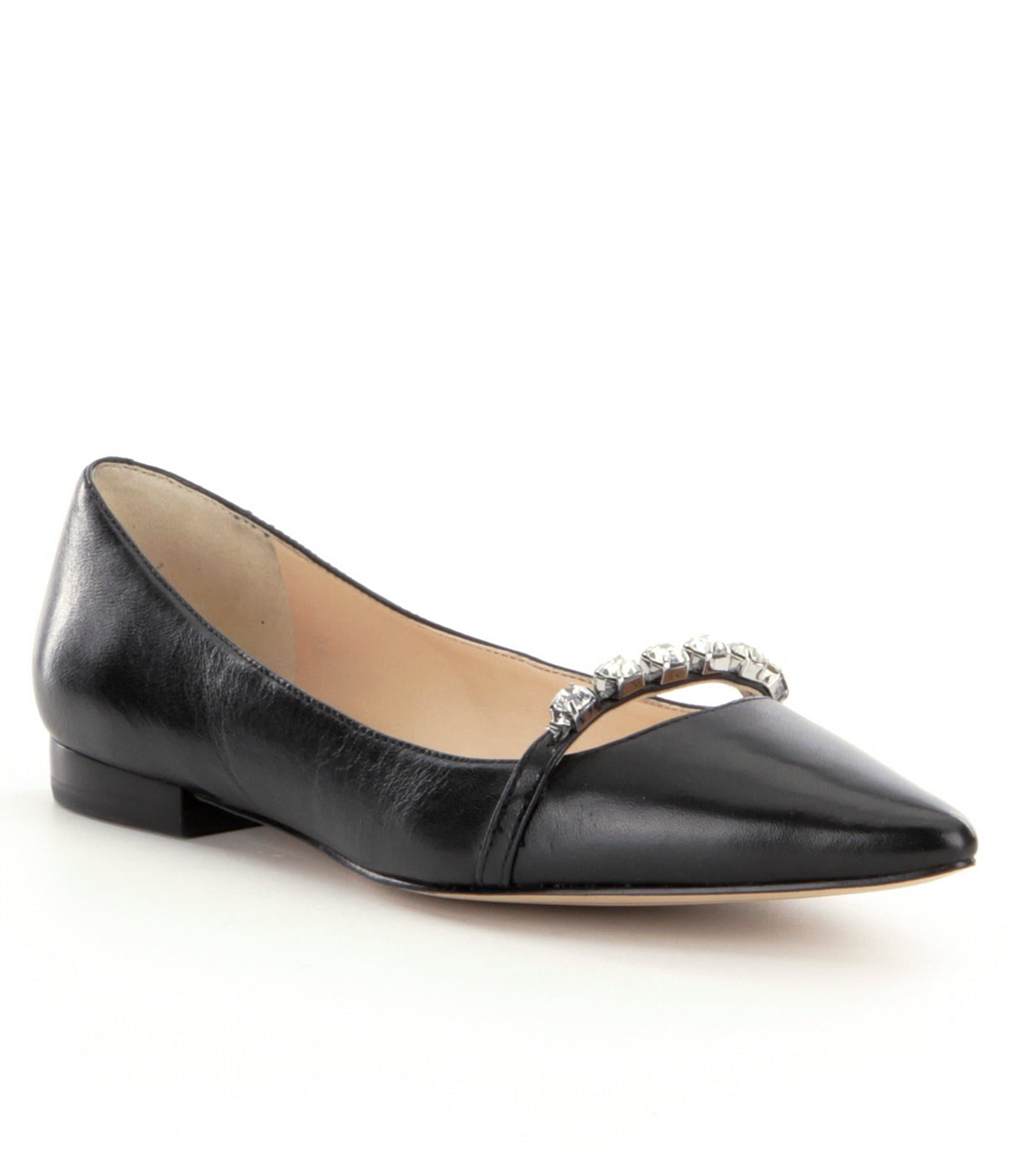 KARL LAGERFELD PARIS Colette Stone Band Detail Flats | Dillards