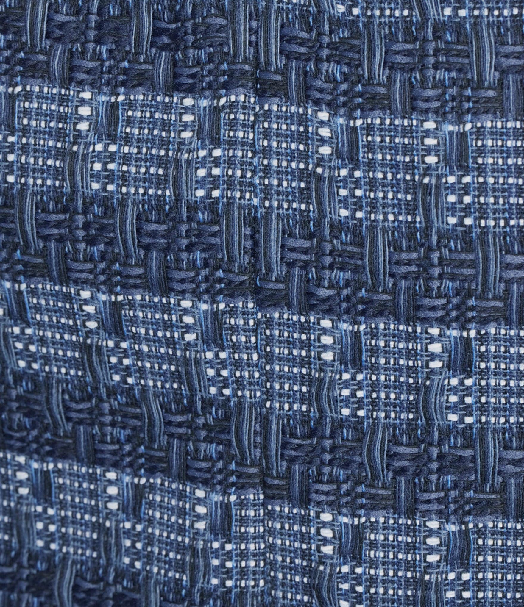 KARL LAGERFELD PARIS Coordinating Tweed Denim A-Line Mini Skirt