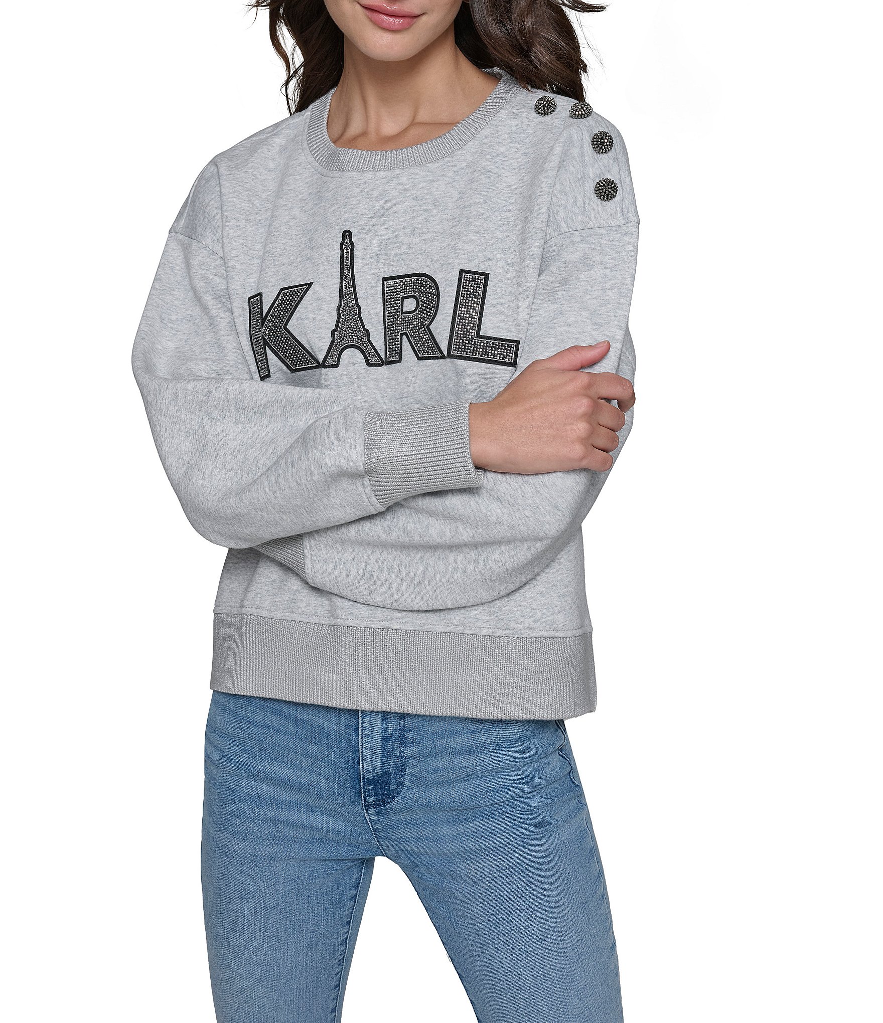 Karl Lagerfeld paris original sweatshirt high quality NWT medium size