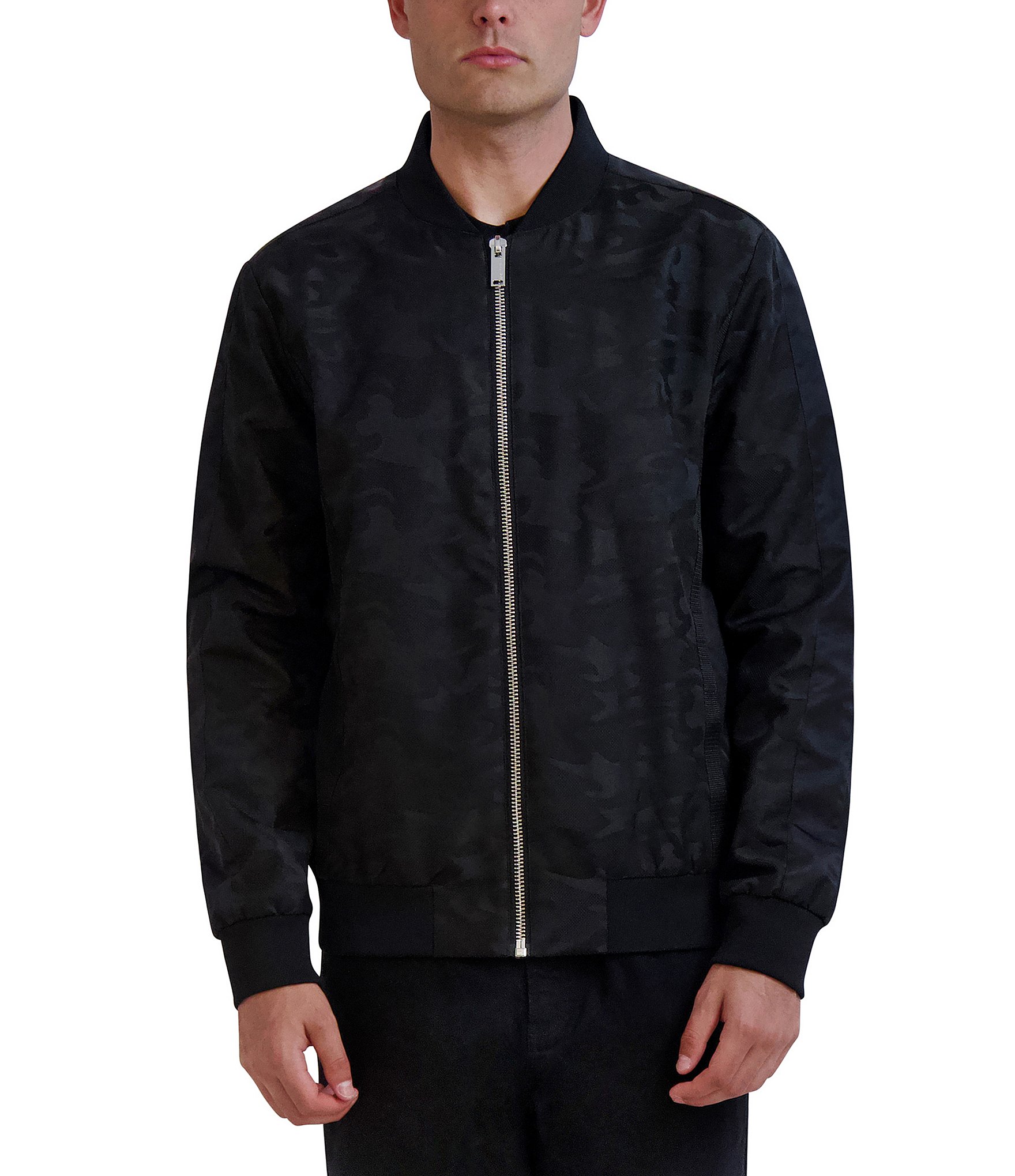 Mens black camo bomber jacket best sale