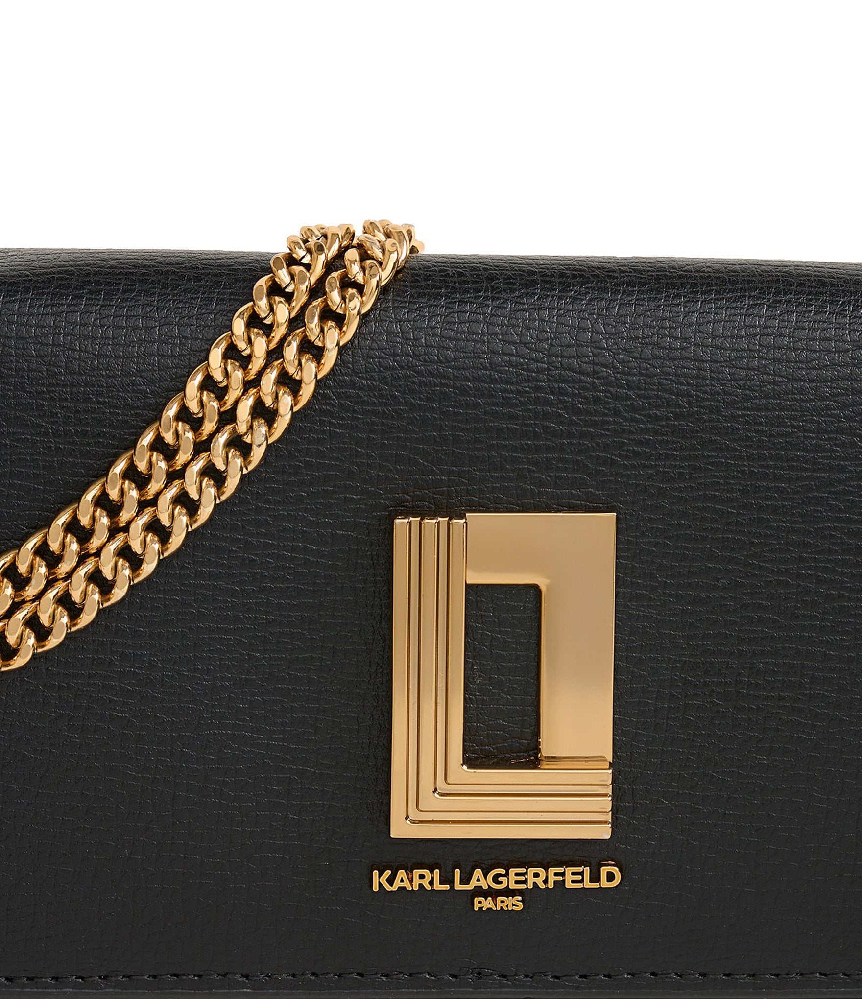 KARL LAGERFELD PARIS Kosette Gold Hardware Crossbody Bag