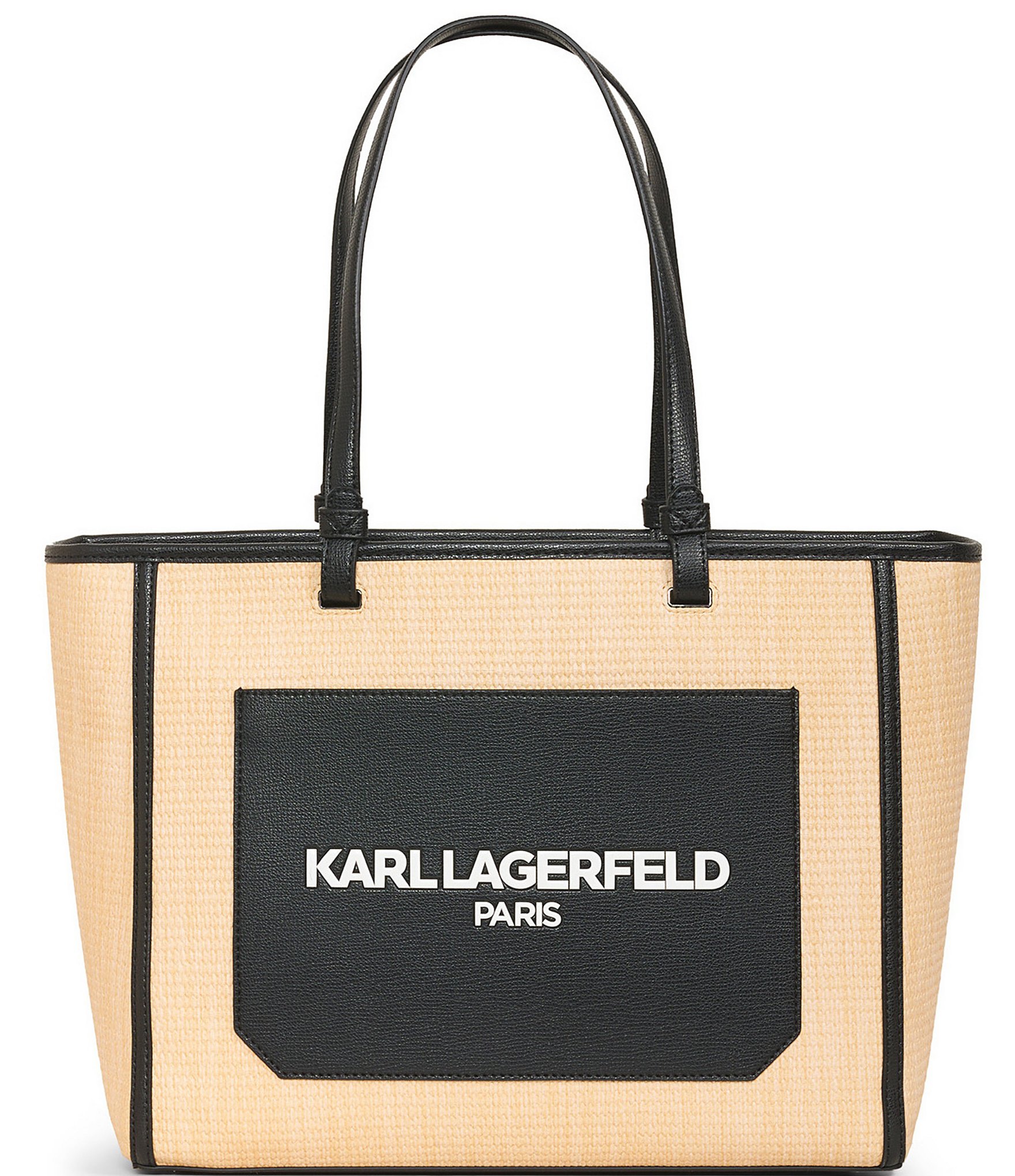 Hot karl lagerfeld zipper closure tote bags