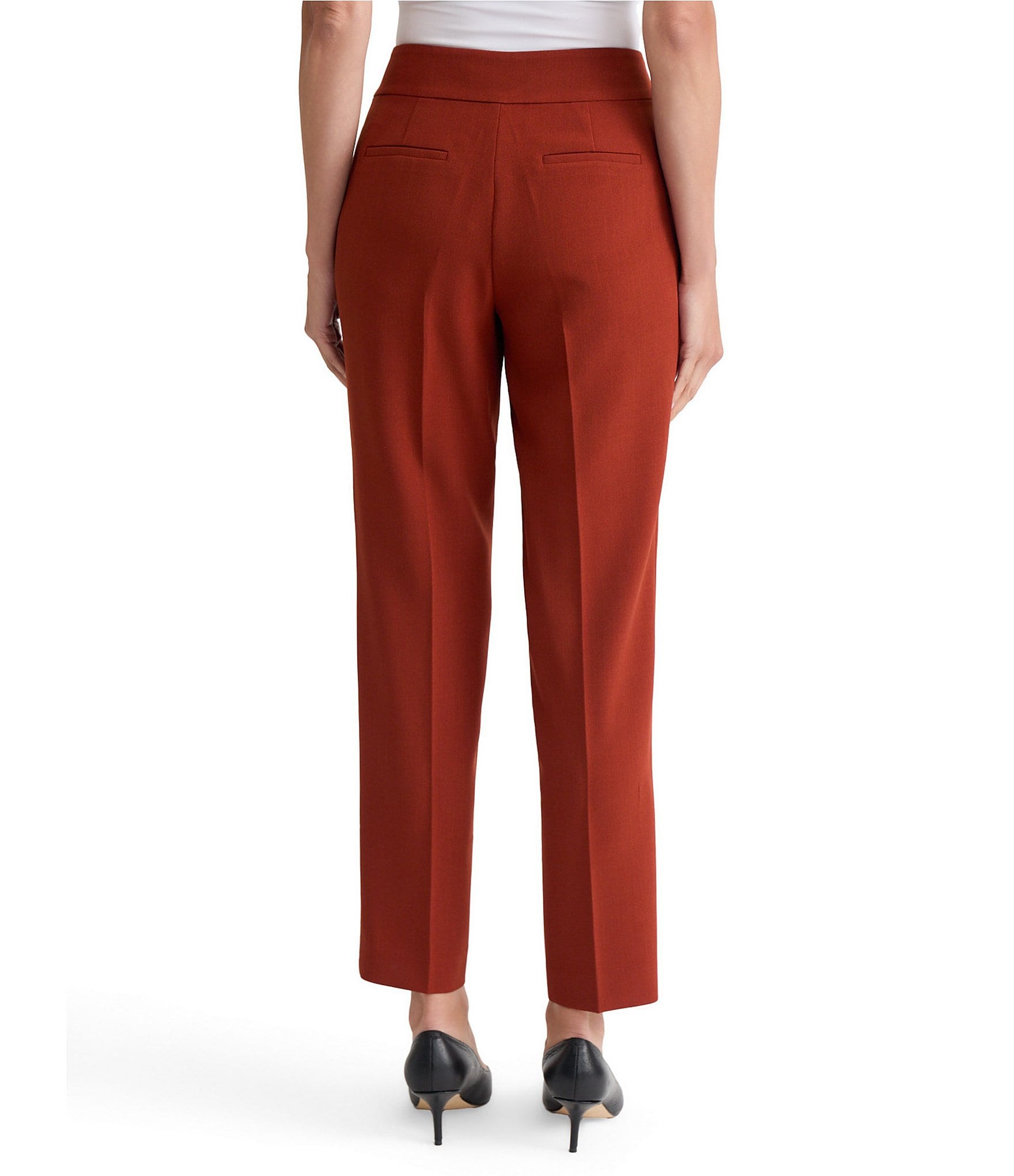 Kasper Crepe Slim Pants