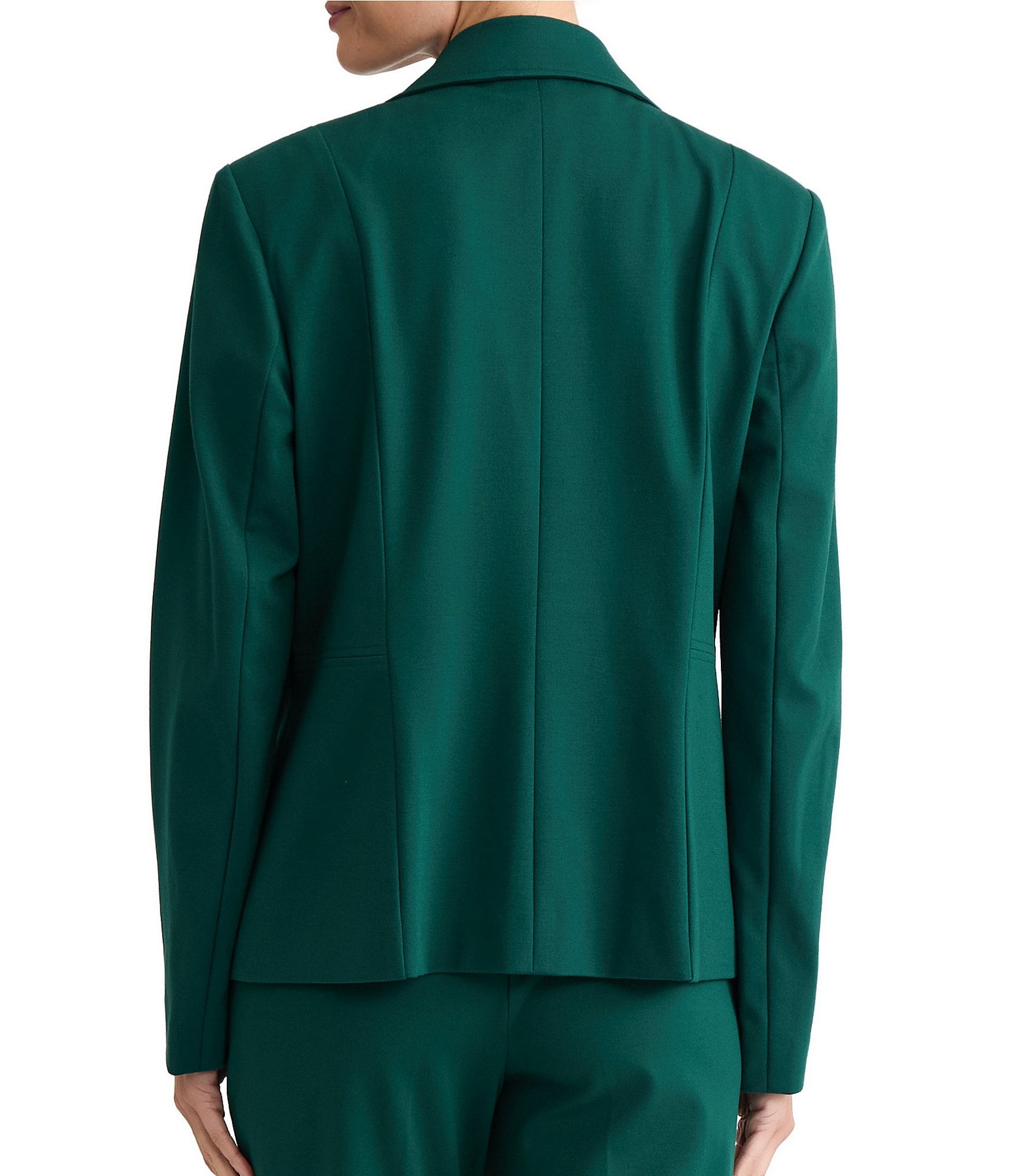 Kasper Long Sleeve One Button Blazer