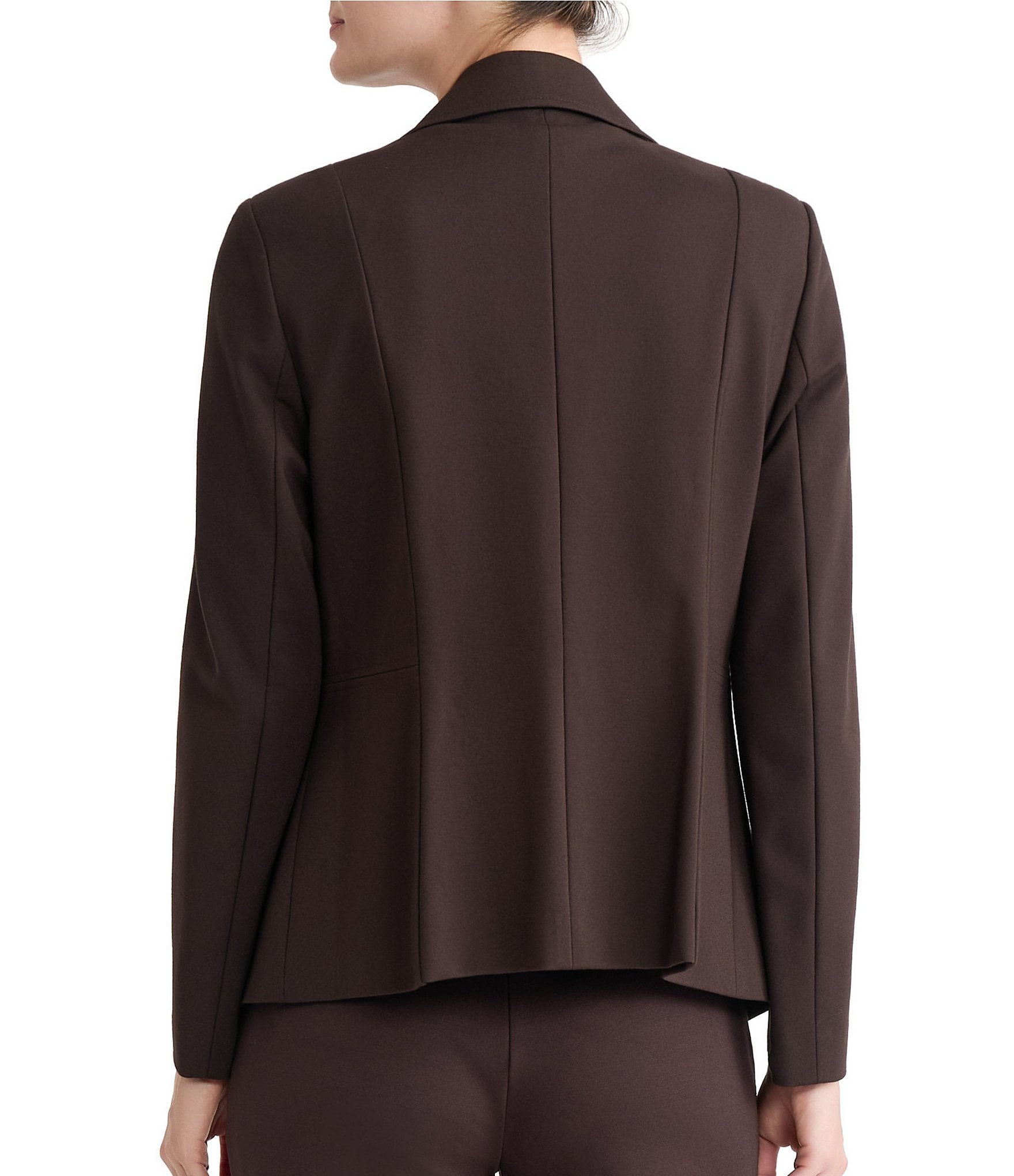 Kasper Long Sleeve One Button Blazer