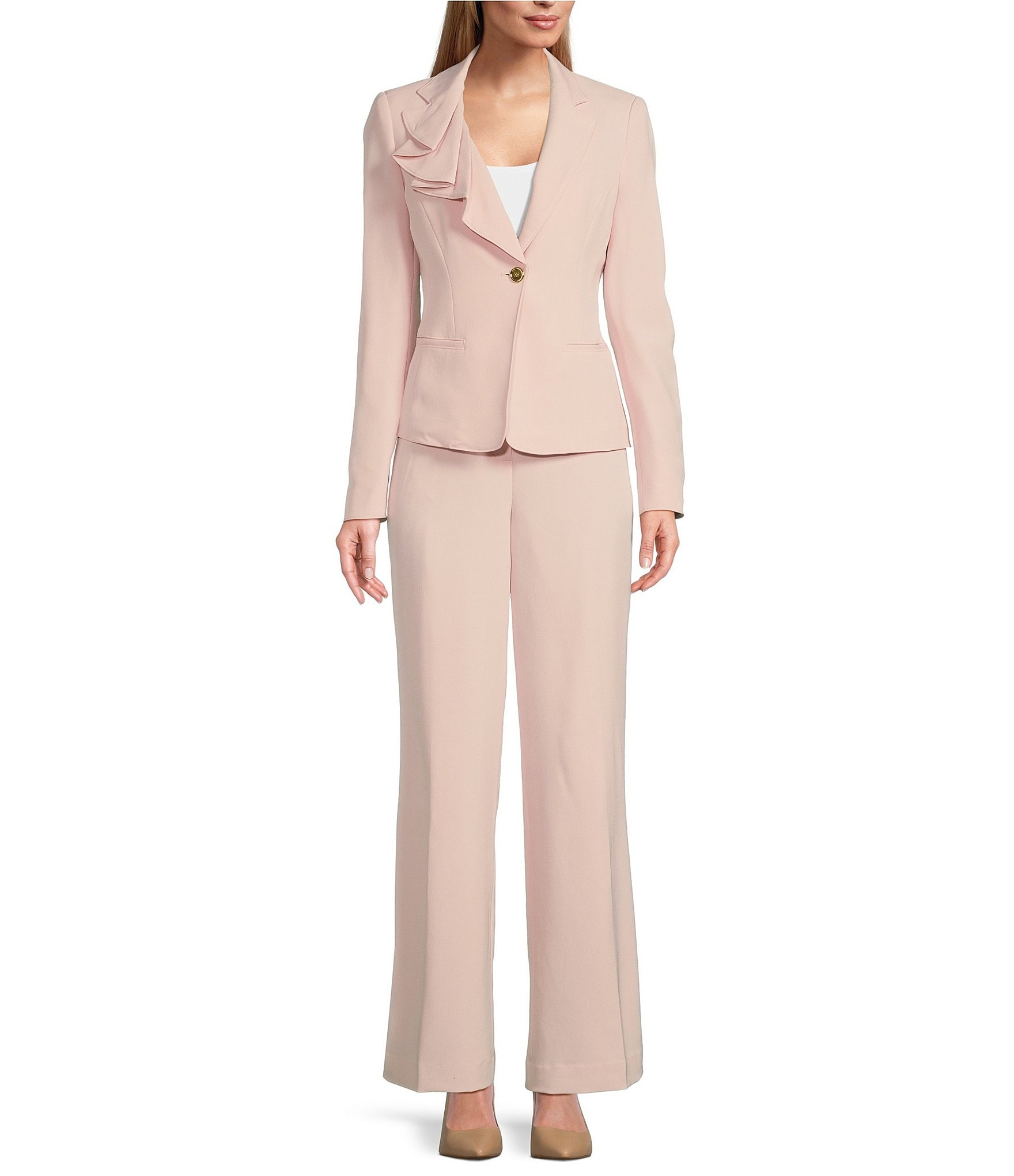 Dusty Pink Pantsuit for Women, Pink Formal Pantsuit for Office, Business Suit  Womens, Light Pink Blazer Trouser Suit for Women -  Canada