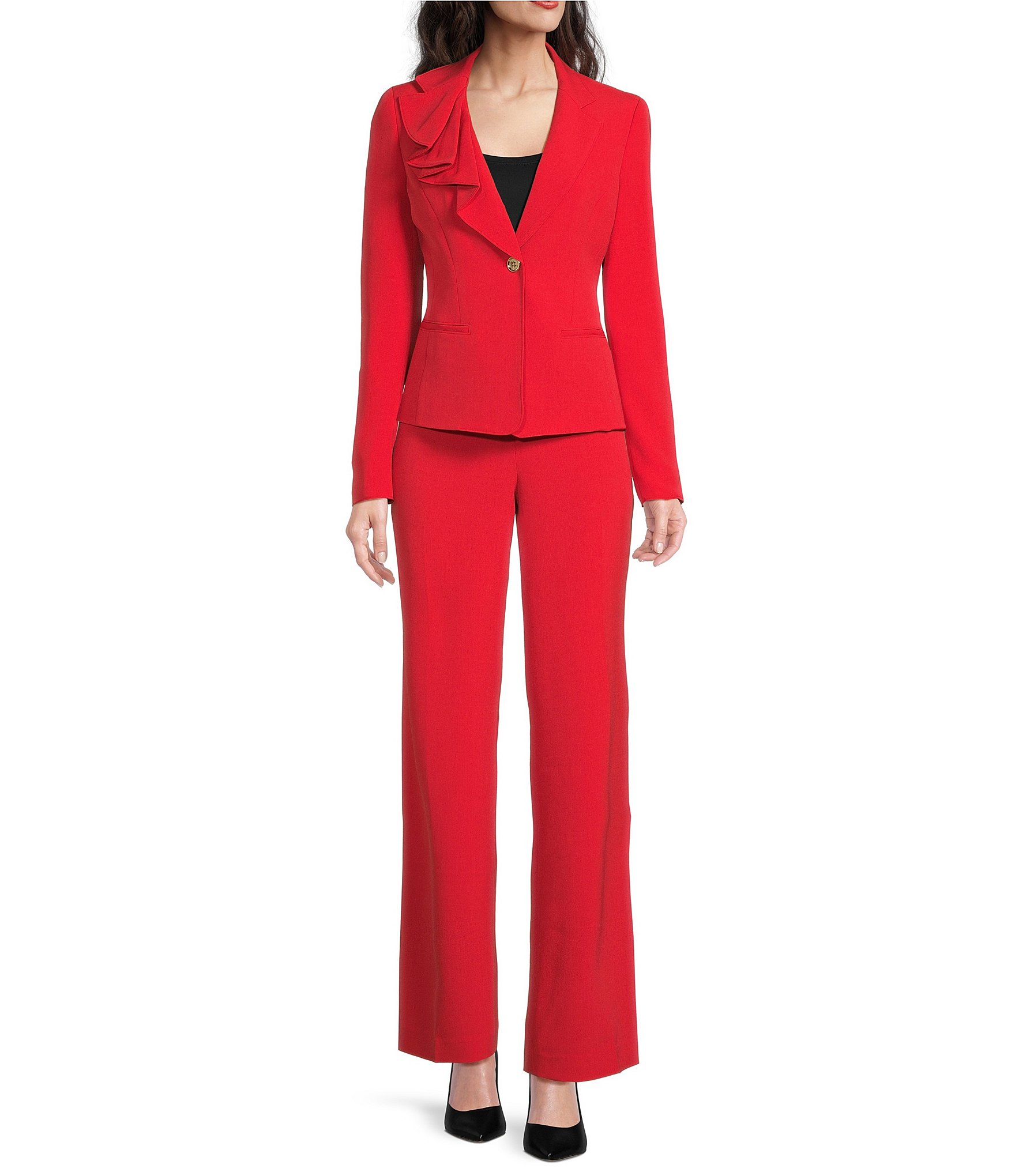 Red Dressy Suits For Women