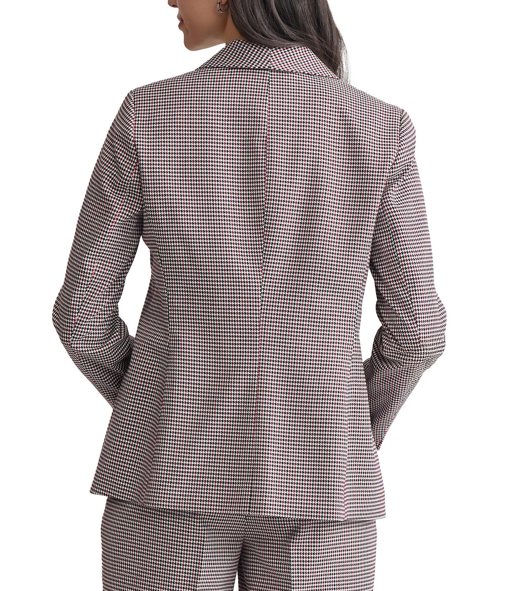 Kasper Petite Size One Button Zipper Pockets Shawl Collar Jacket