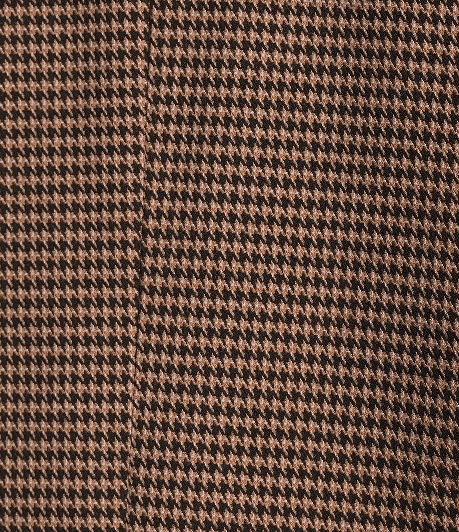 Kasper Plus Shawl Collar Houndstooth Cuffed Cardigan
