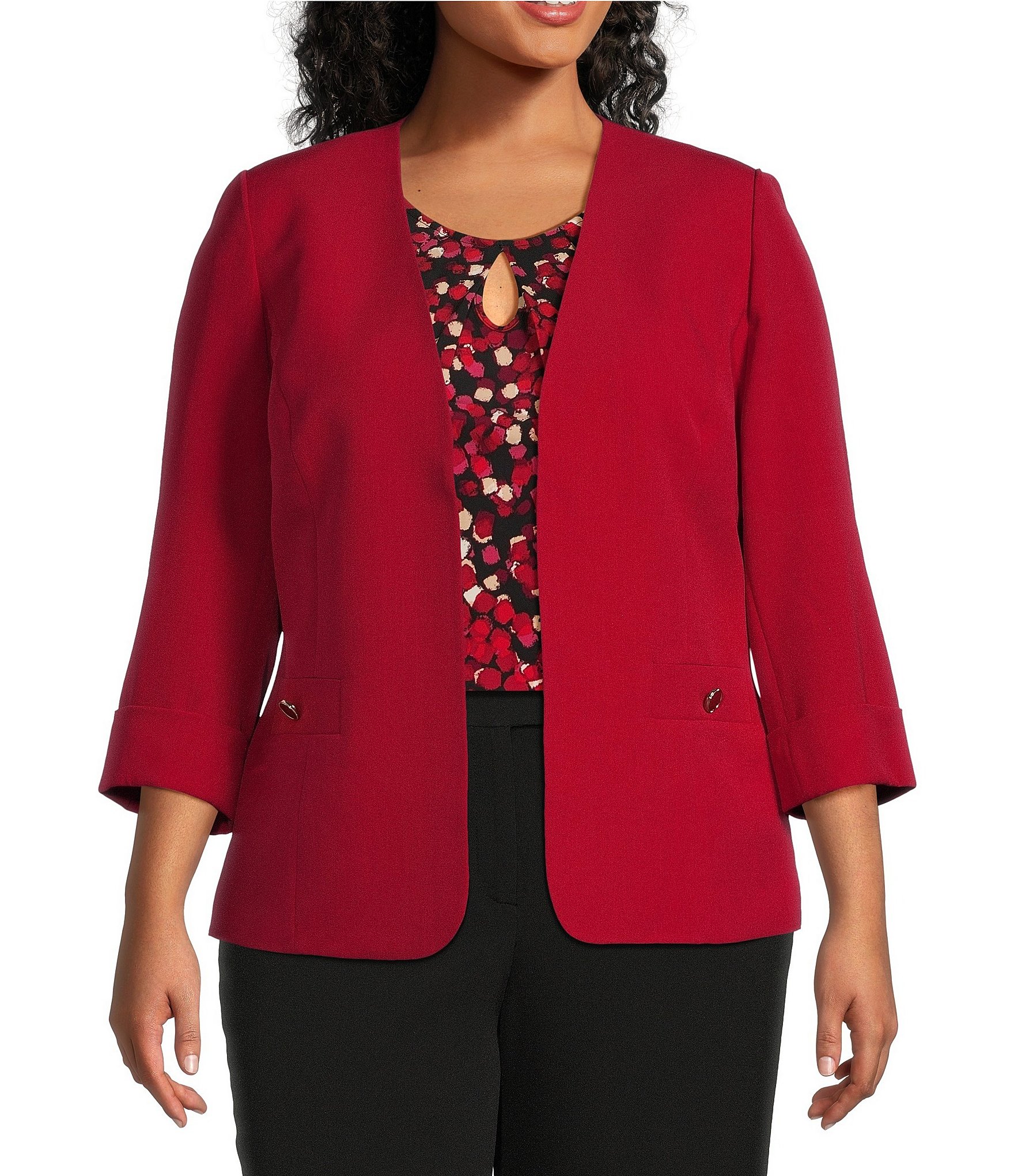 red jacket Women s Plus Size Clothing Dillard s