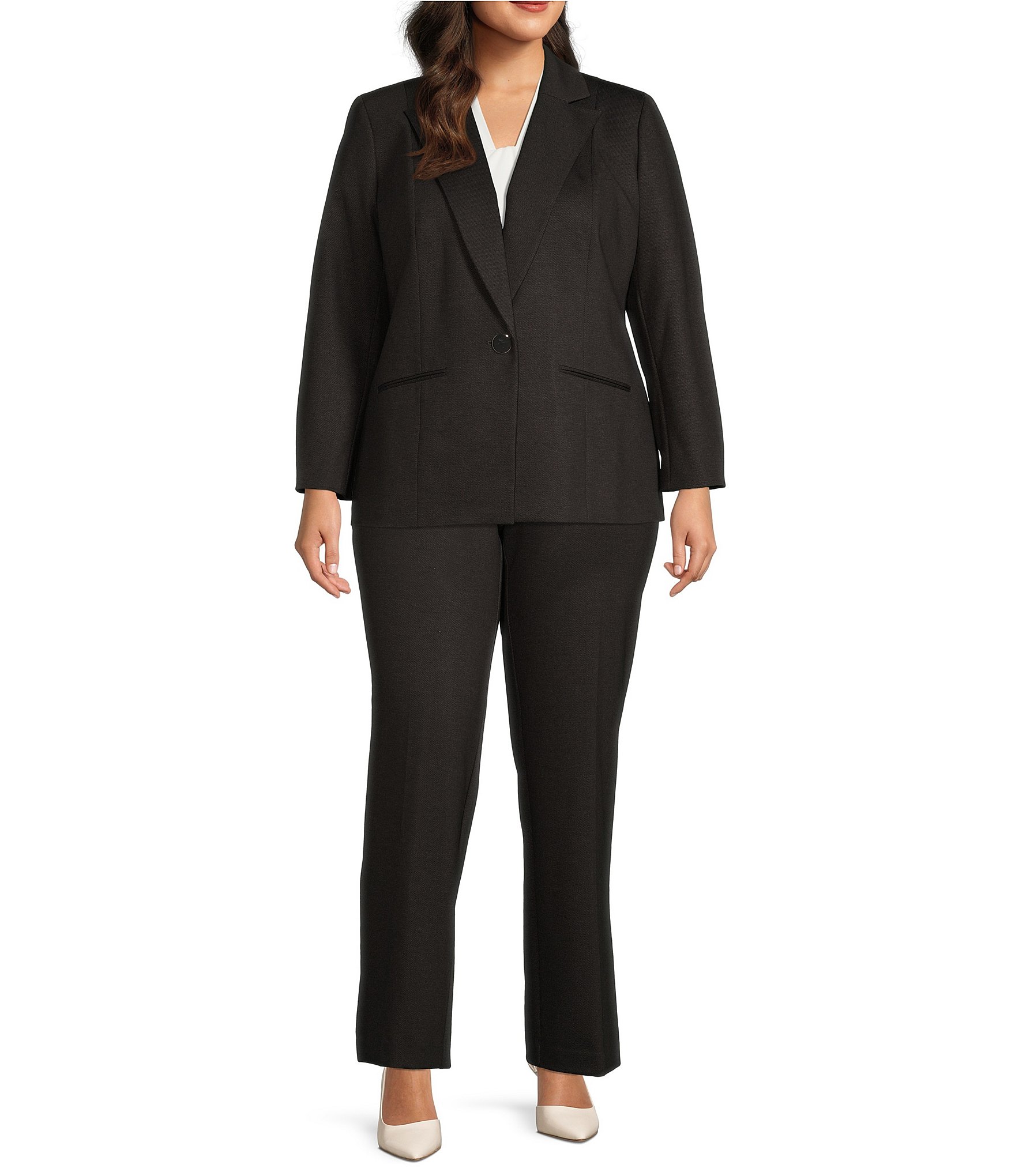 Kasper Brown Plus-Size Suits | Dillard's
