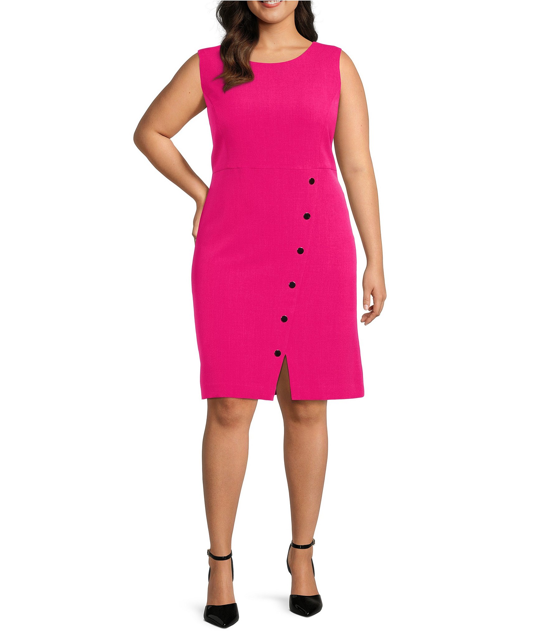 Kasper Plus Size Pretty in Pink Suit Separates Collection