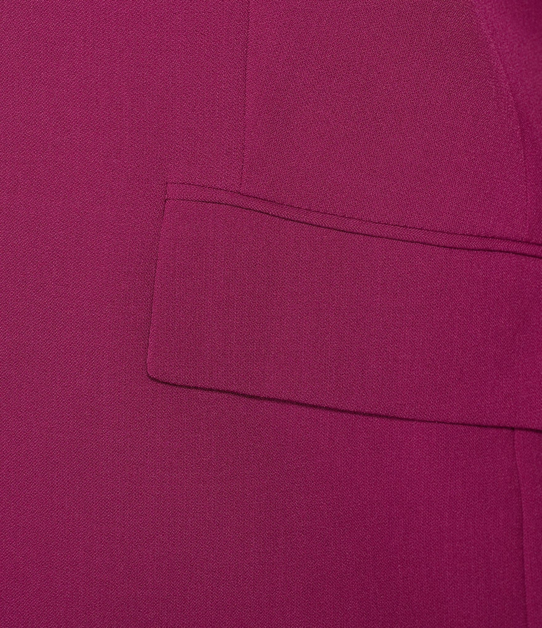 Kasper Plus Size Stretch Crepe Notch Collar Long Sleeve Blazer