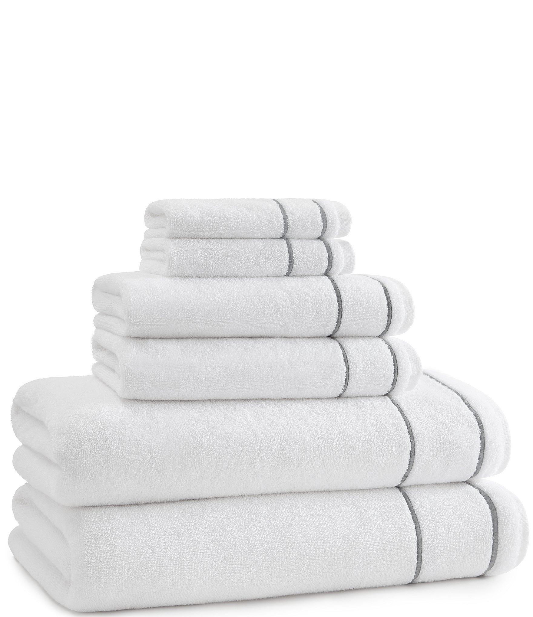 Kassatex Newbury Collection Embroidered Bath Towel