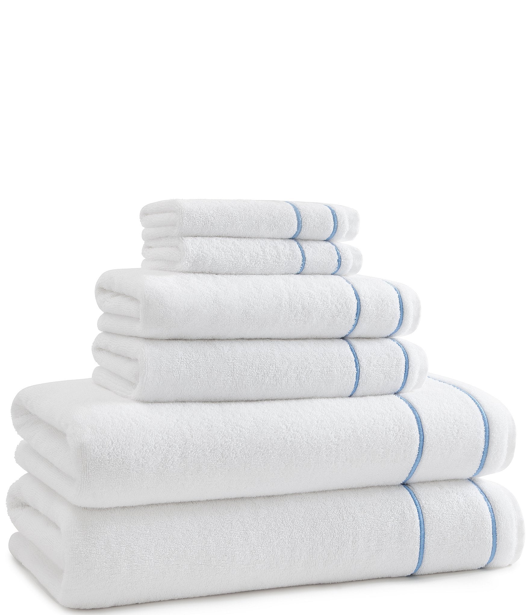 Kassatex Newbury Collection Embroidered Bath Towel