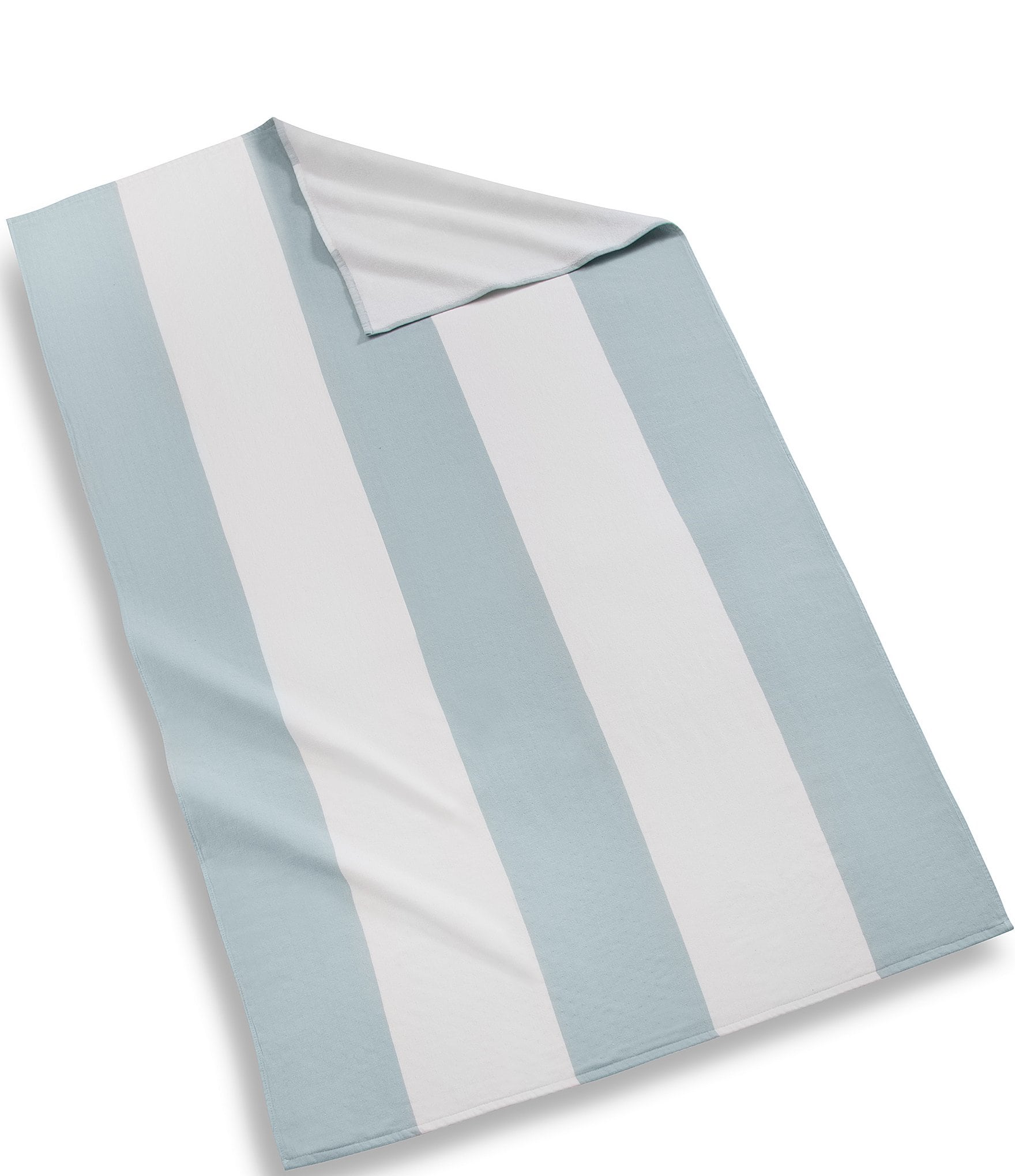 Kassatex Outdoor Collection Block Stripe Cotton Beach Towel