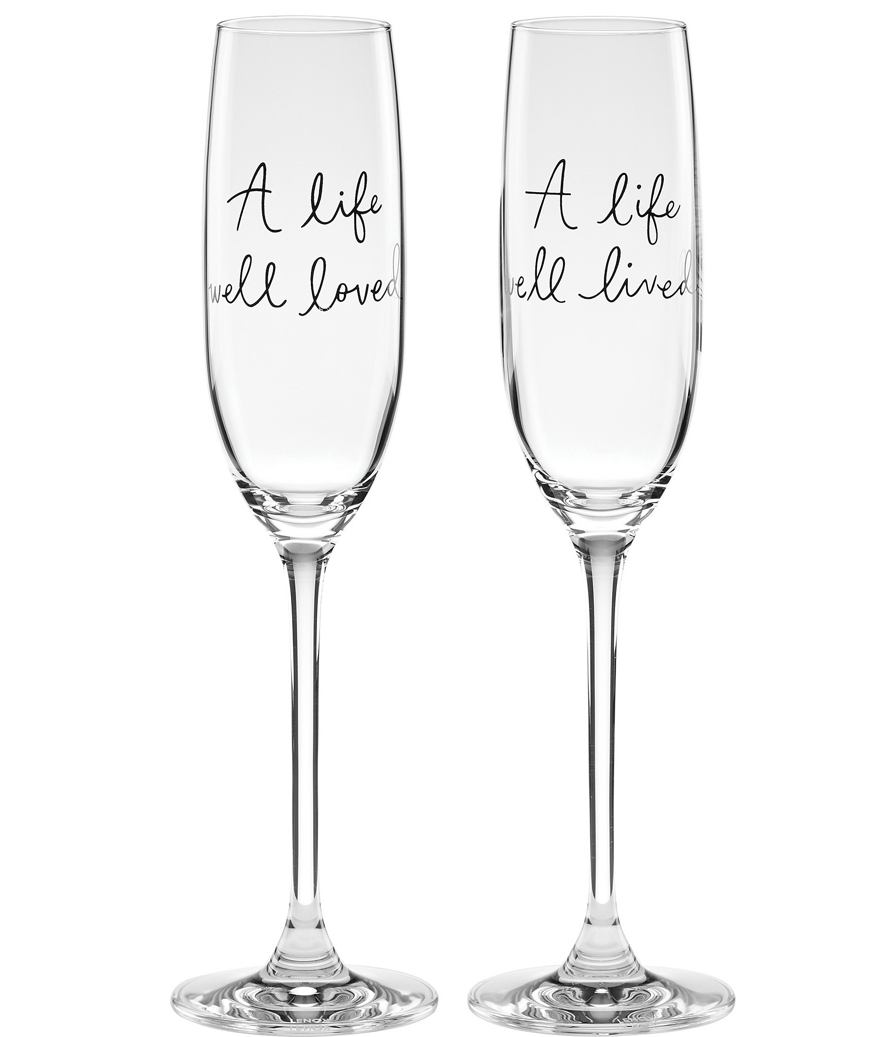 Kate Spade new york Set of 2 Darling Point Toasting Flutes - Macy's