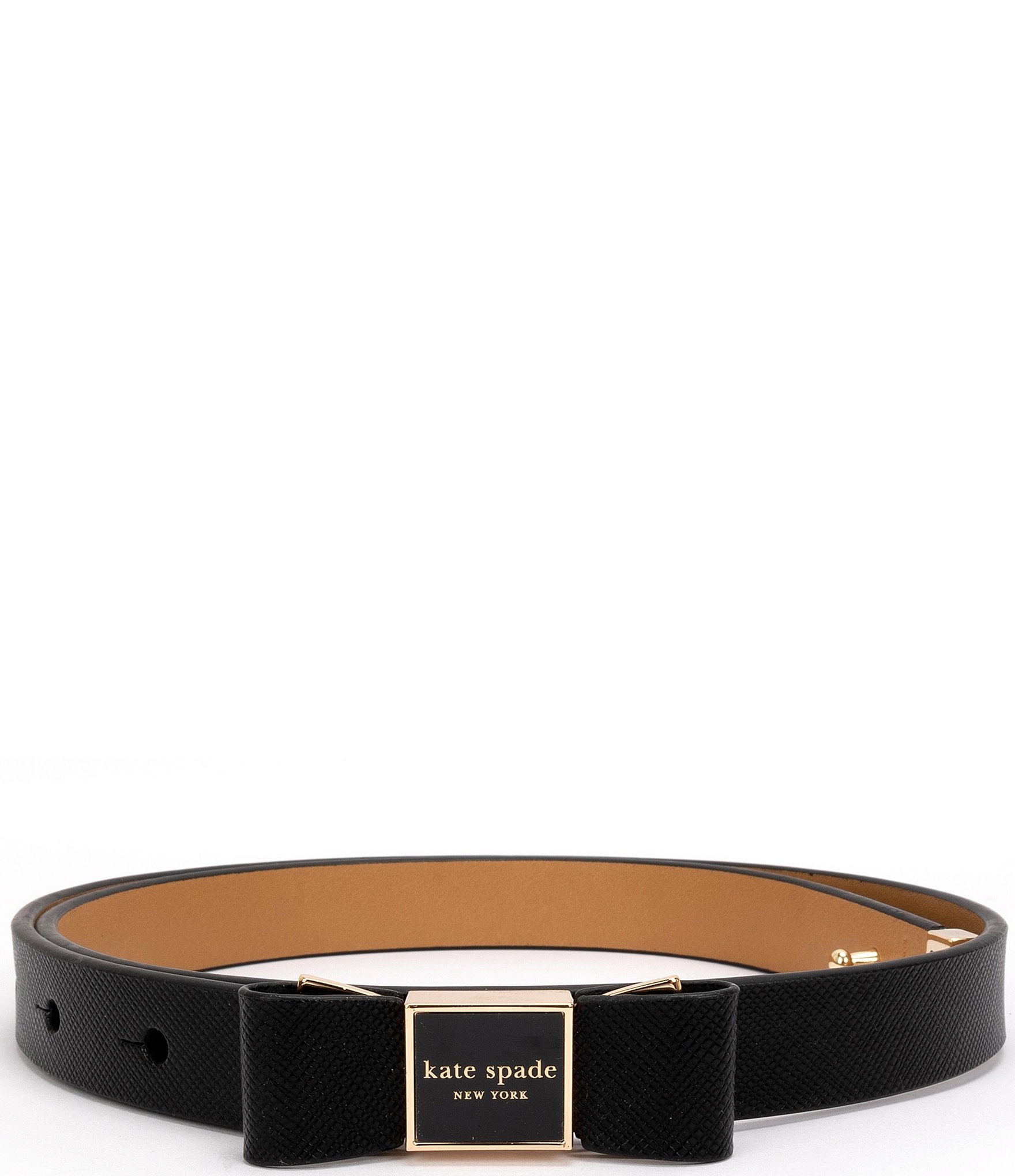 kate spade new york .74#double; Morgan Bow Leather Belt