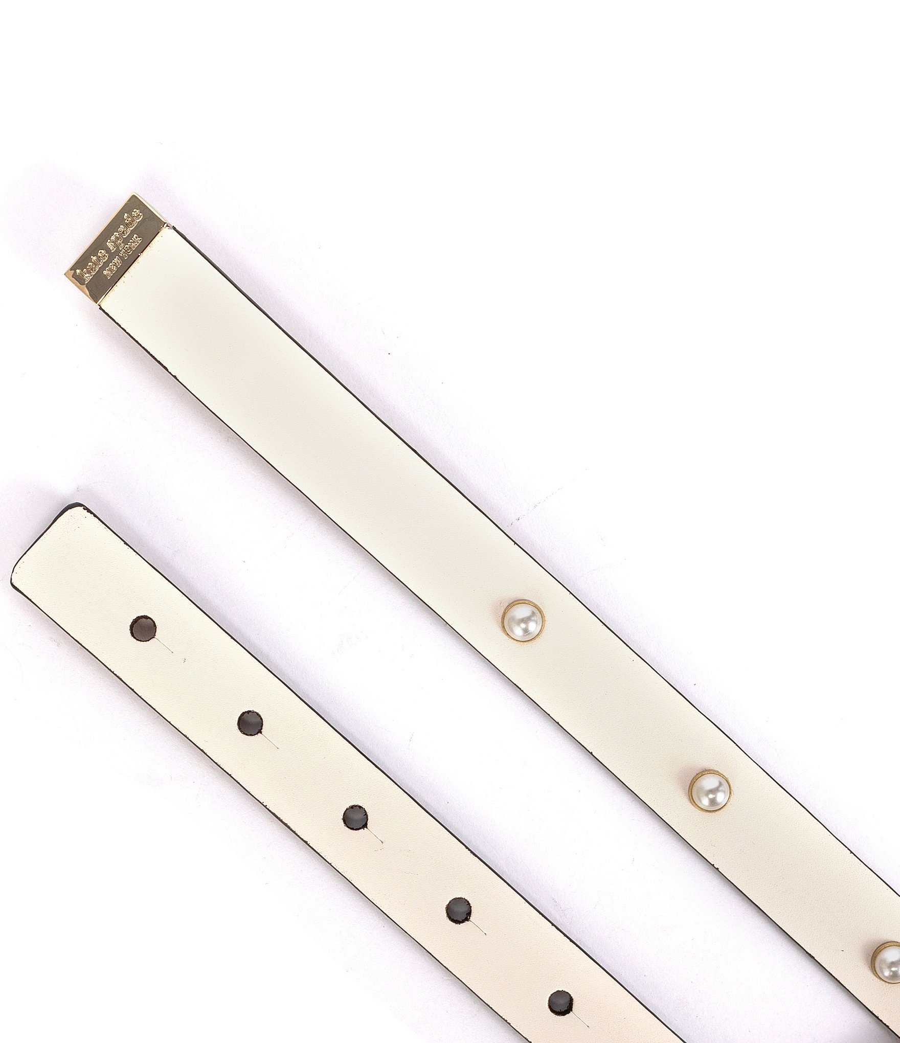 Kate Spade New York 19mm Pearl Studded Bow Belt