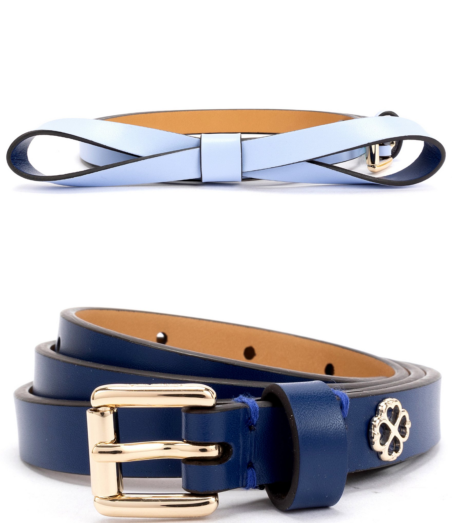 kate spade new york 2-for-1 Leather Belt Set