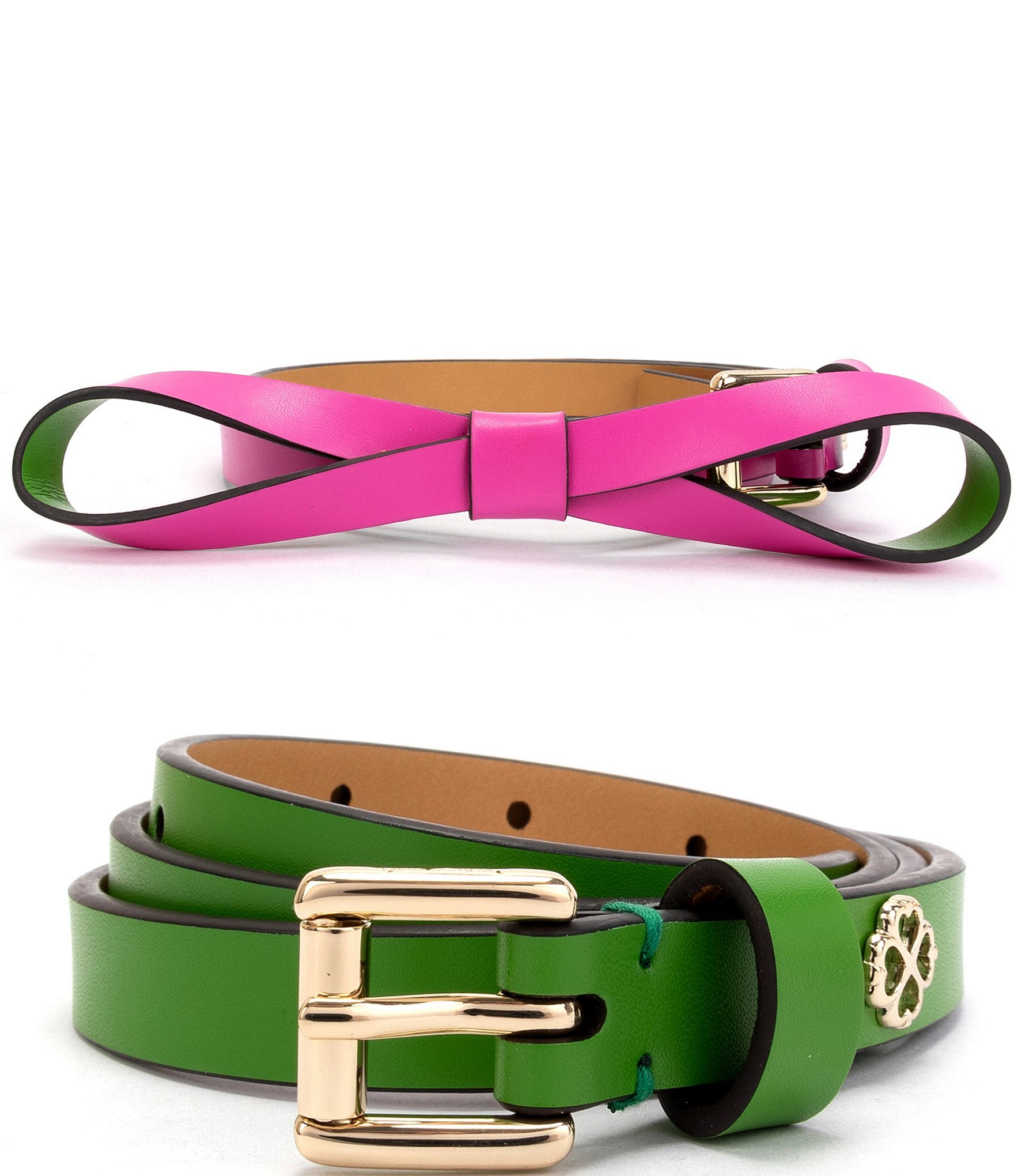 kate spade new york 2-for-1 Leather Belt Set