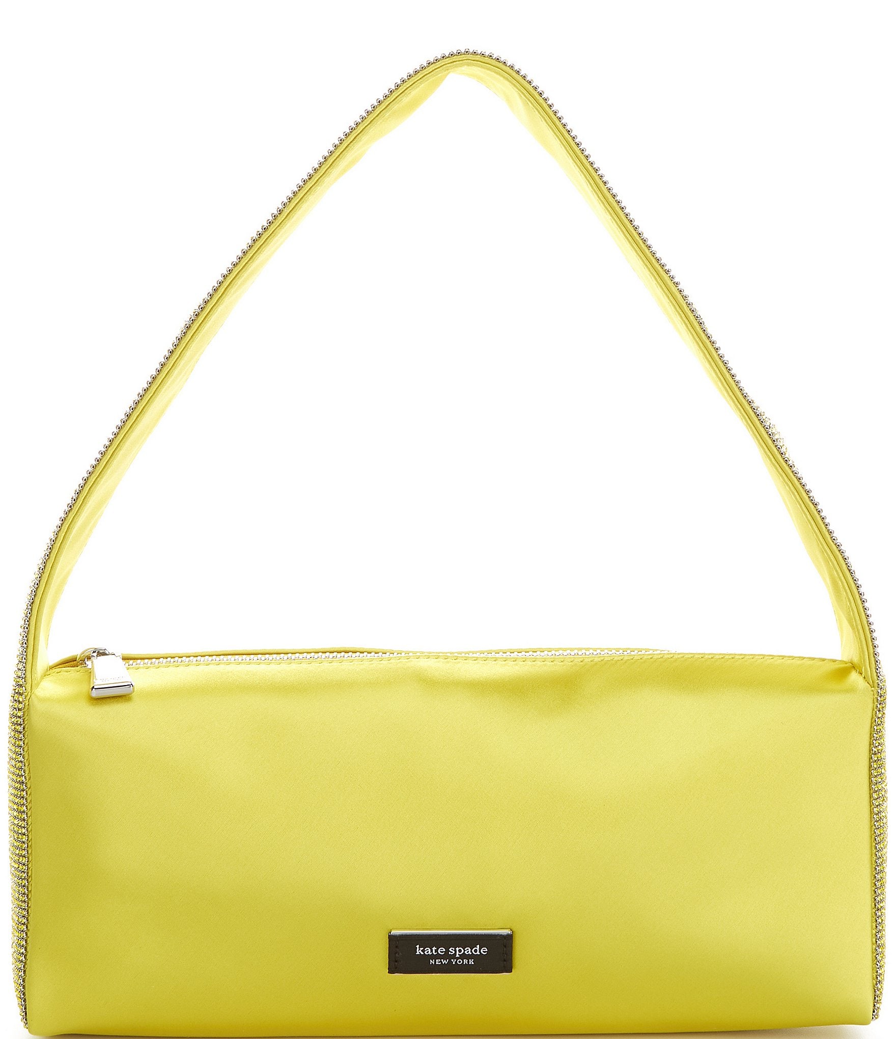 Kate Spade Sam Icon Crystal Embellished Crossbody Bag in Yellow