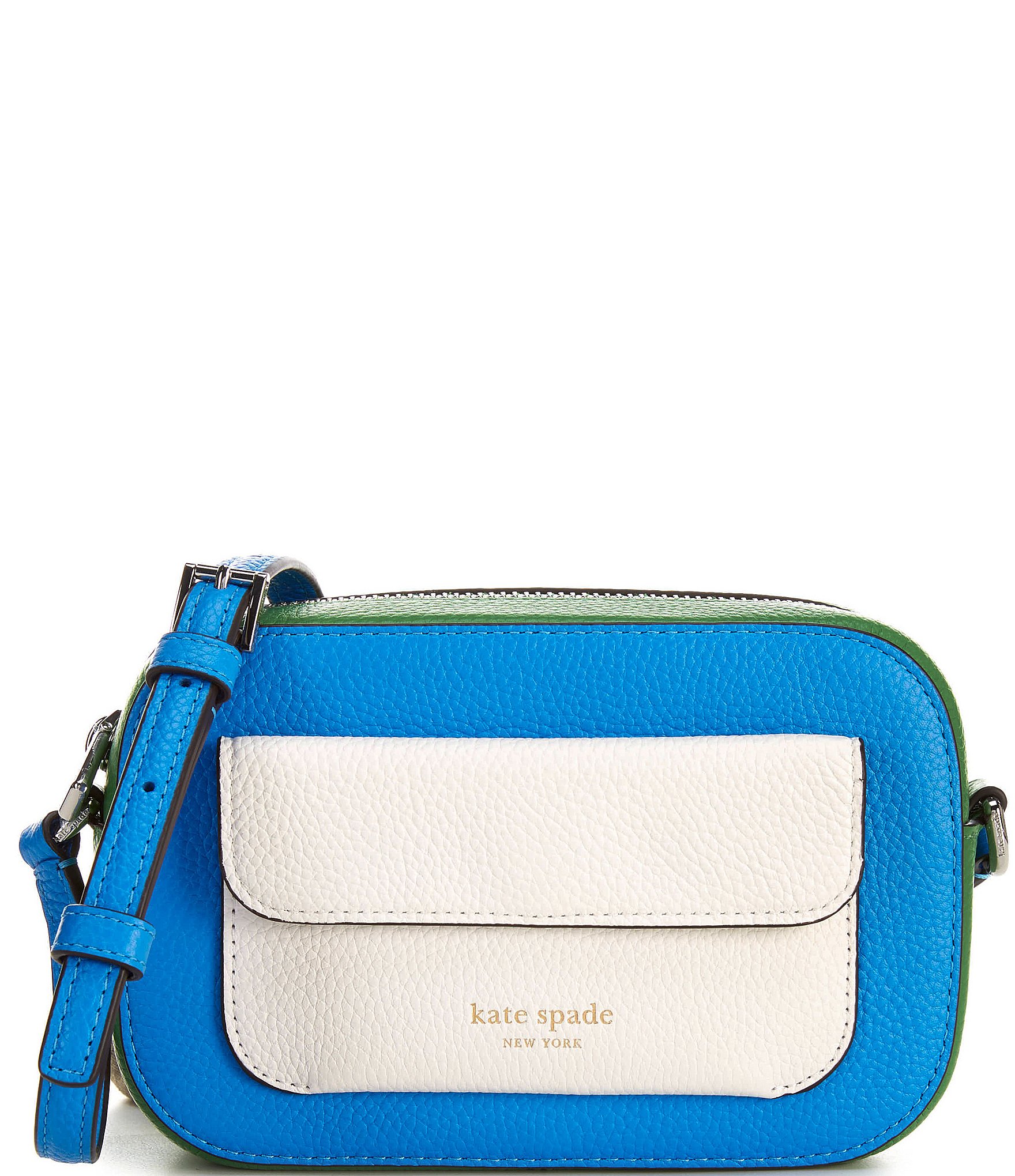 kate spade new york Ava Colorblock Pebbled Leather Crossbody Bag | Dillard's