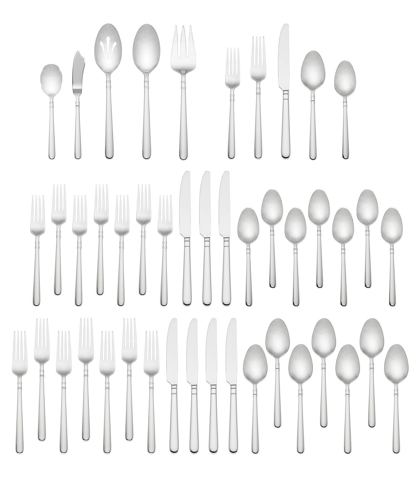 kate spade new york Carlton Street 45-Piece Stainless Steel Flatware Set