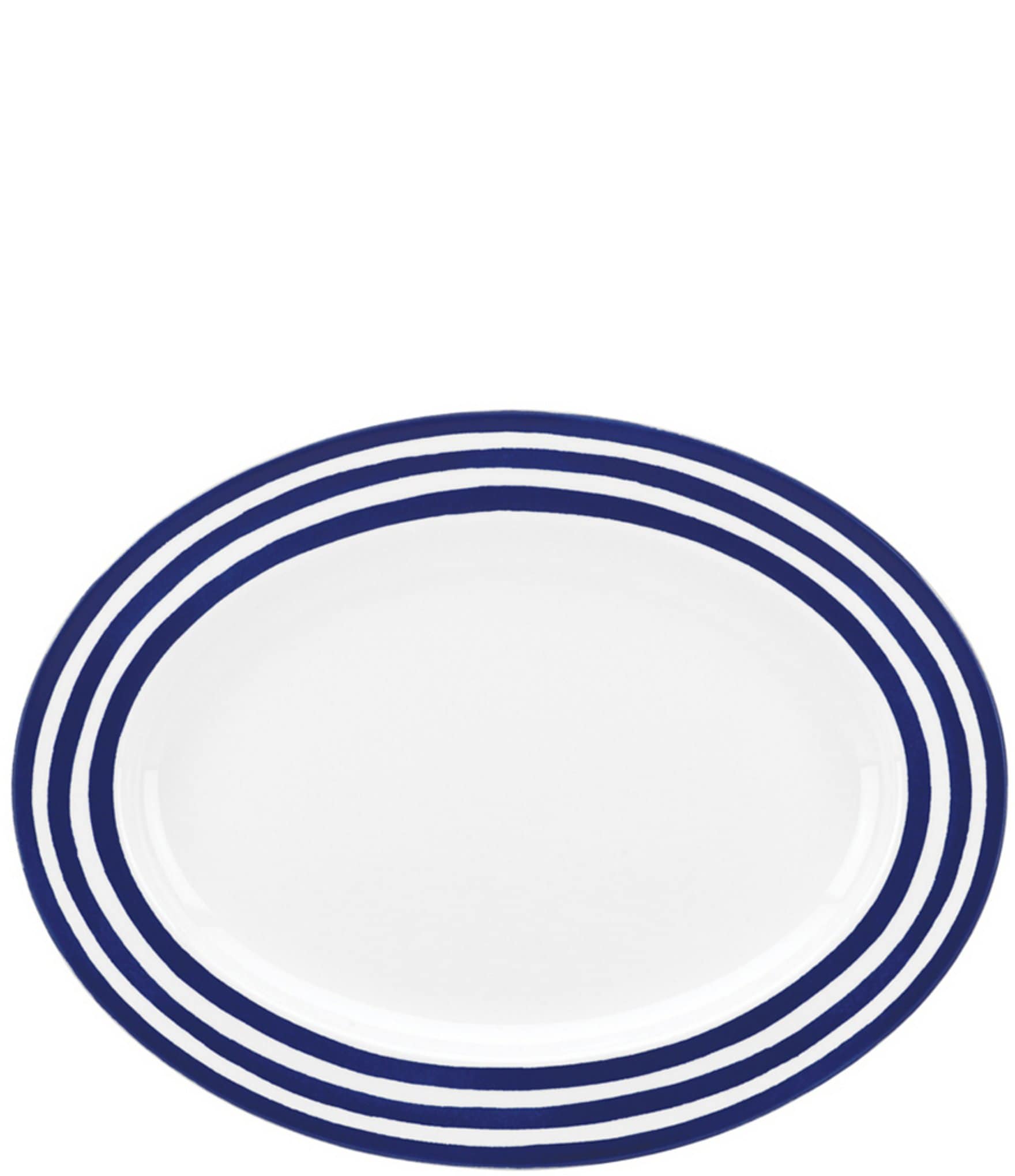 kate spade new york Charlotte Street Striped Porcelain Oval Platter