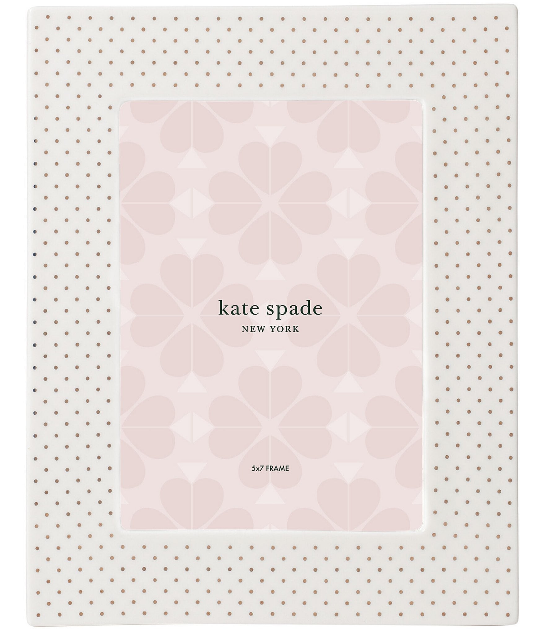 https://dimg.dillards.com/is/image/DillardsZoom/zoom/kate-spade-new-york-charmed-life-silver-and-gold-dotted-5-x-7-frame/00000000_zi_20297036.jpg