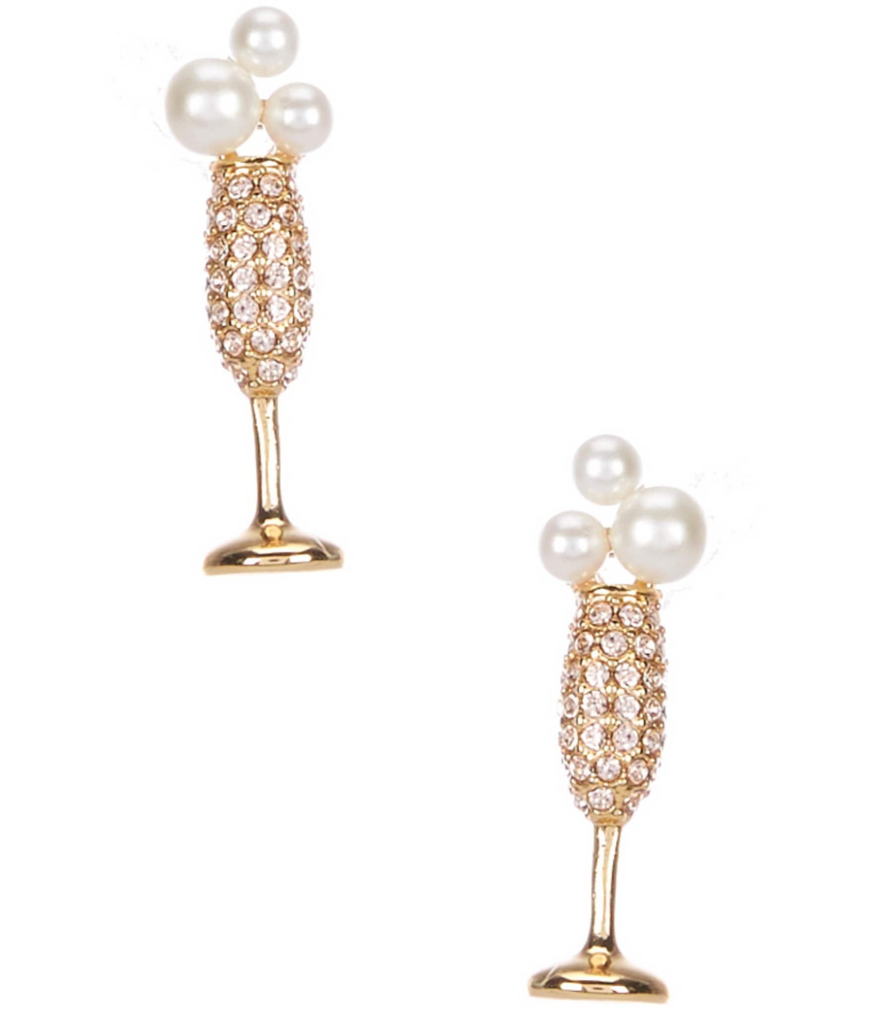 Kate Spade mother of pearl flower earrings