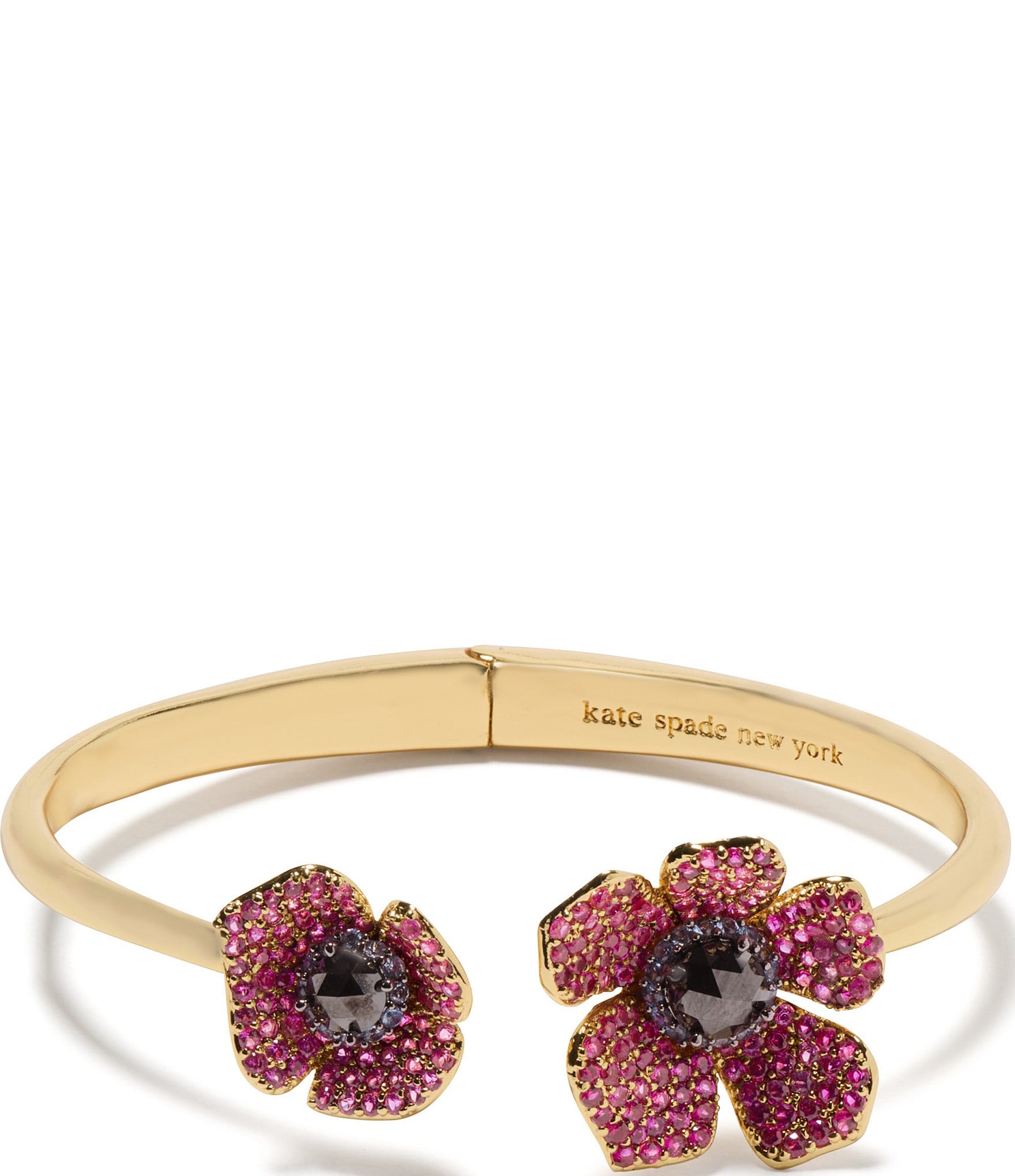 kate spade new york Crystal Poppy Power Cuff Bracelet