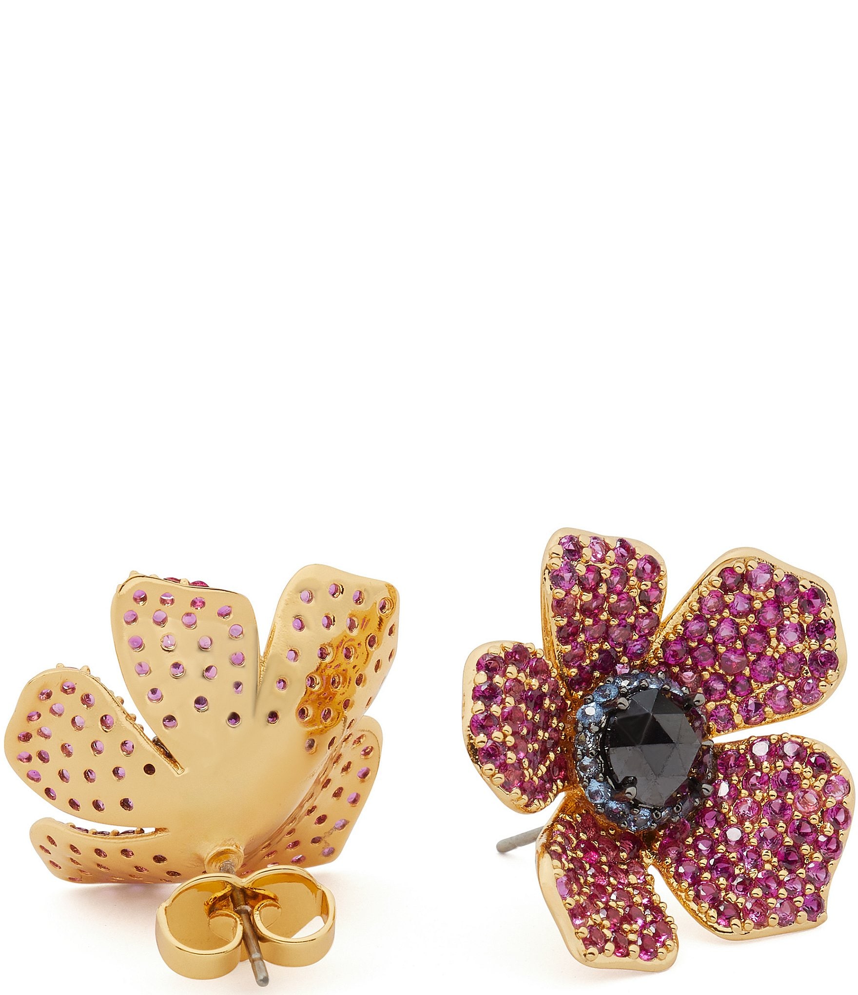 kate spade new york Crystal Poppy Power Stud Earrings