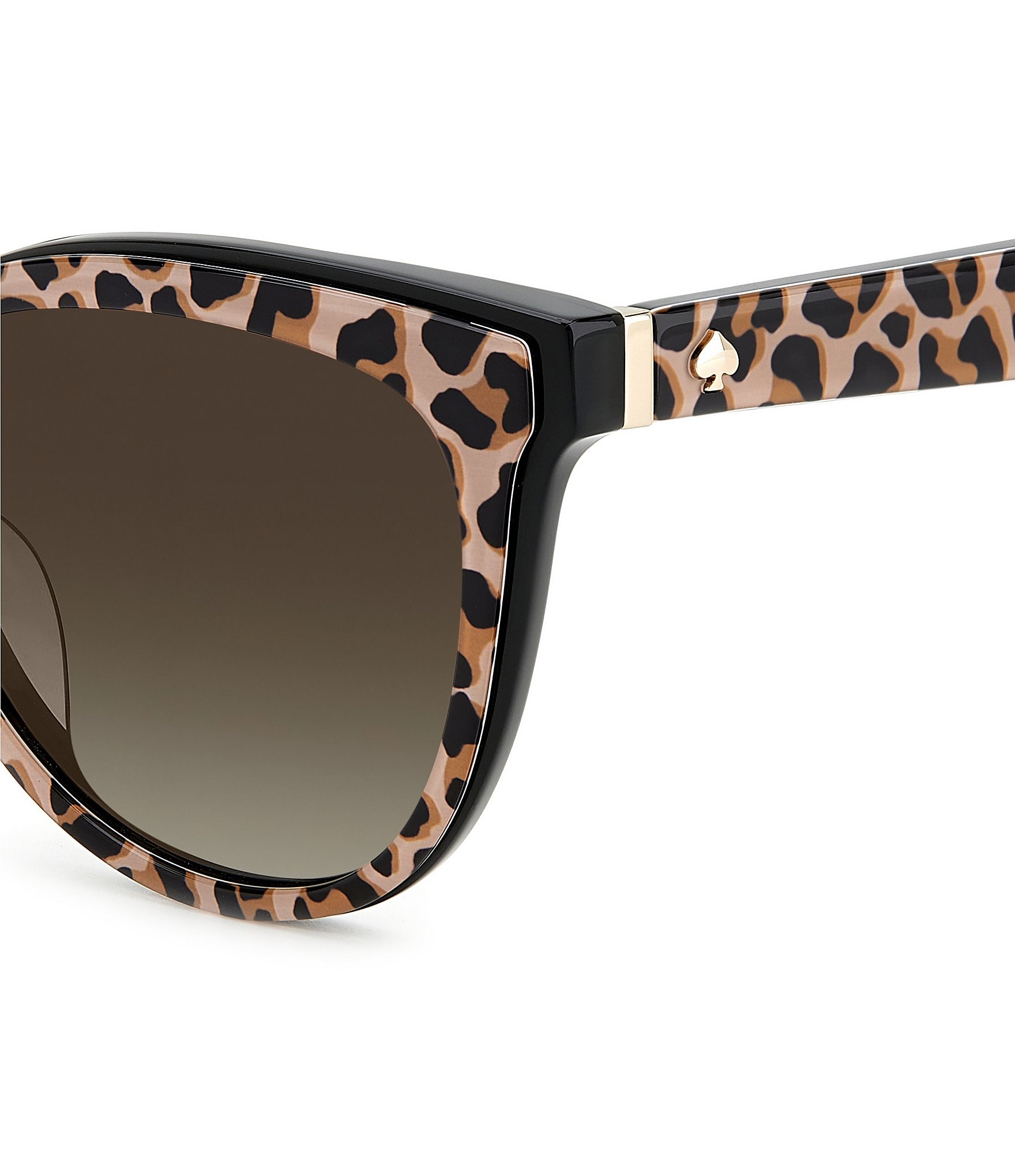 kate spade new york Women's Daesha Leopard Butterfly Sunglasses