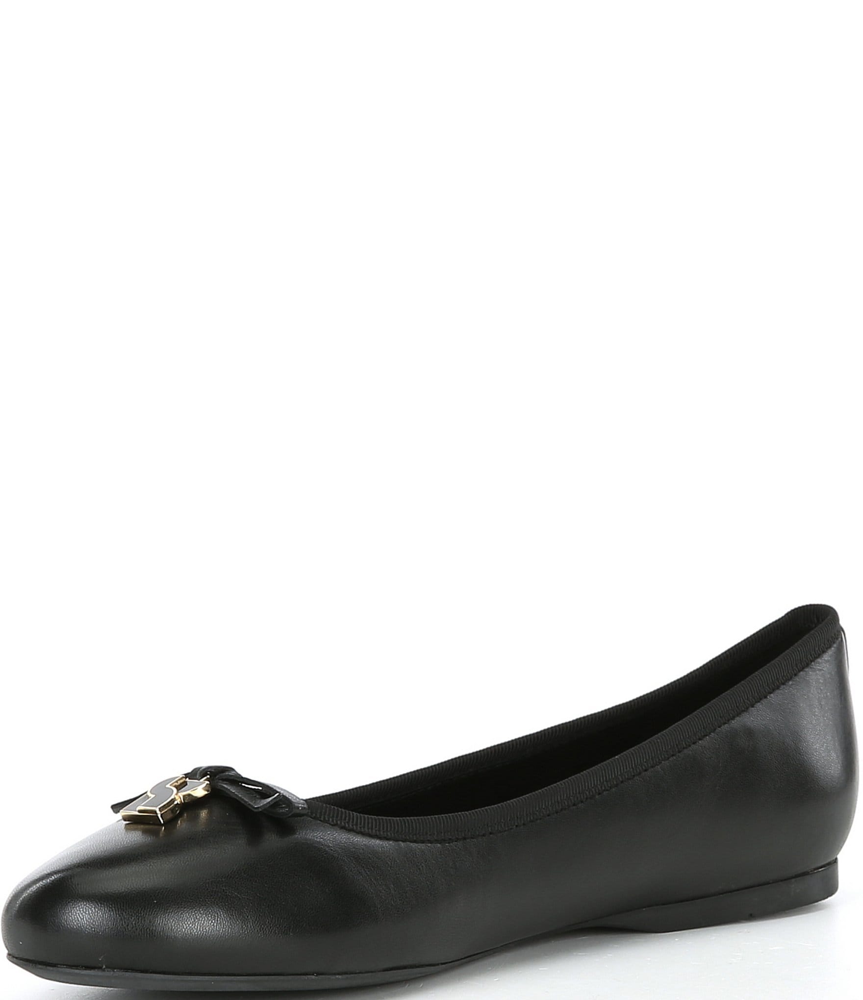 kate spade new york Dakota Charm Leather Ballet Flats