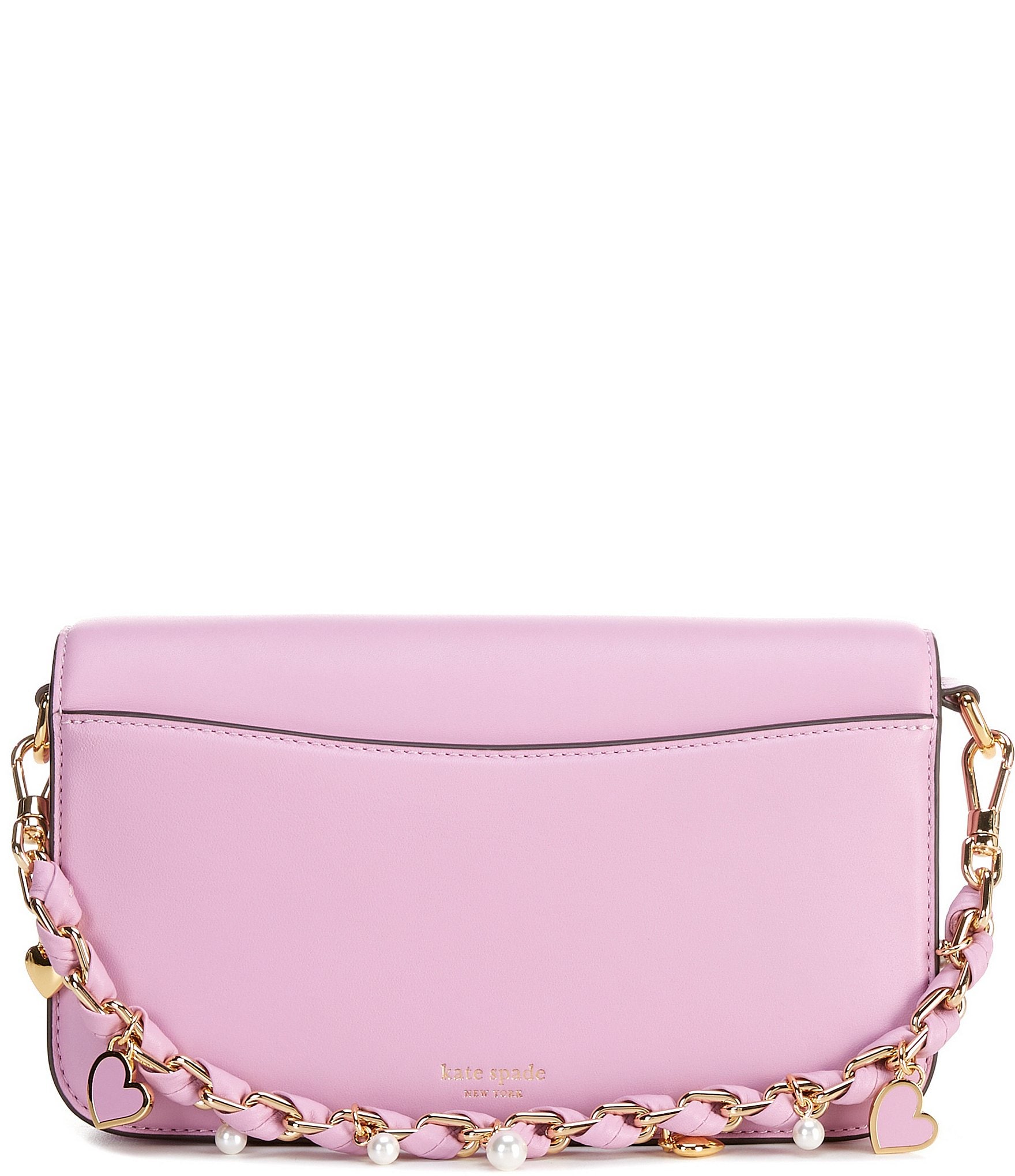 kate spade new york Dakota Pearl and Hearts Embellished Strap Small Crossbody Bag