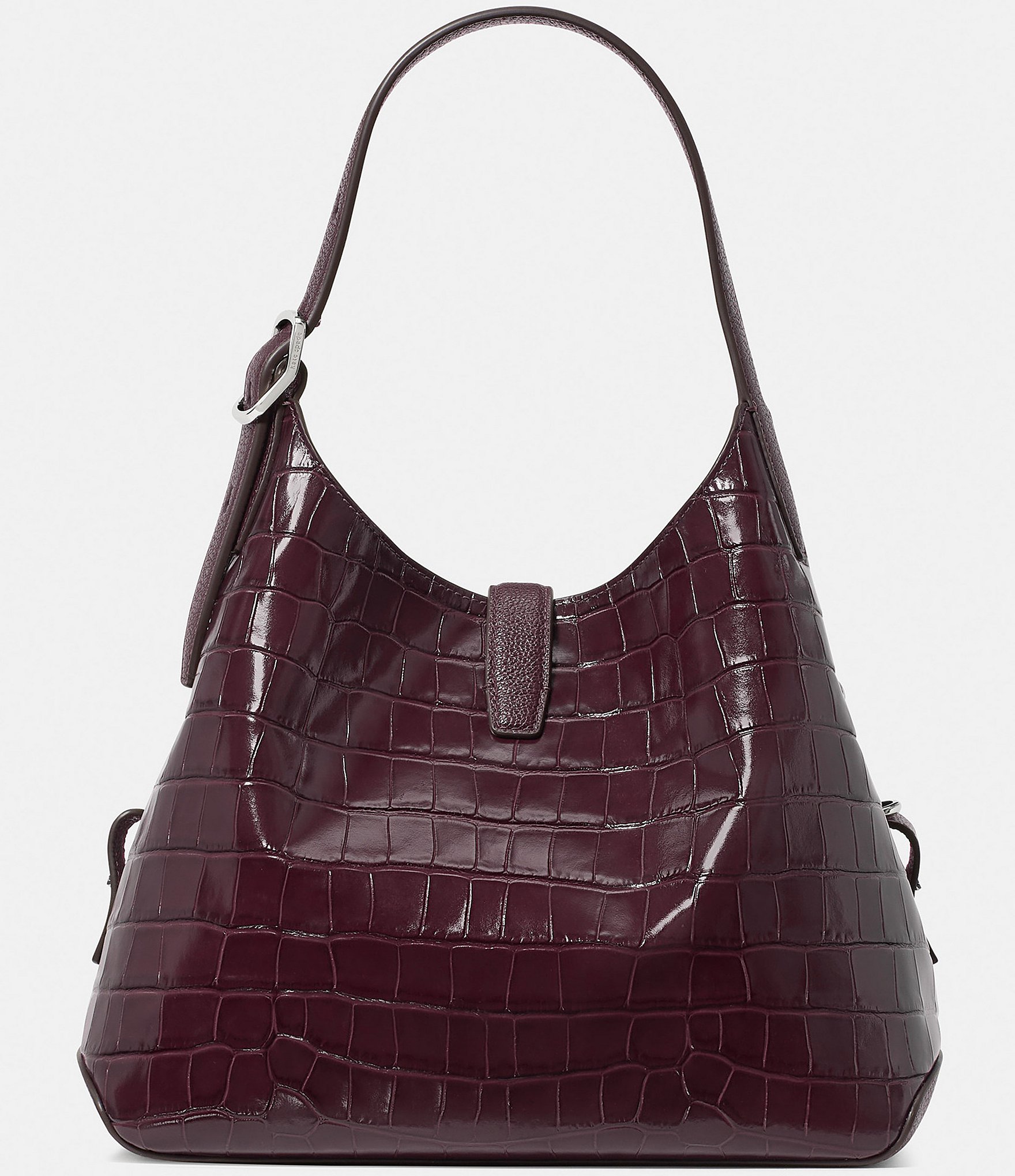kate spade new york Deco Crocodile Embossed Crossbody Tote Bag