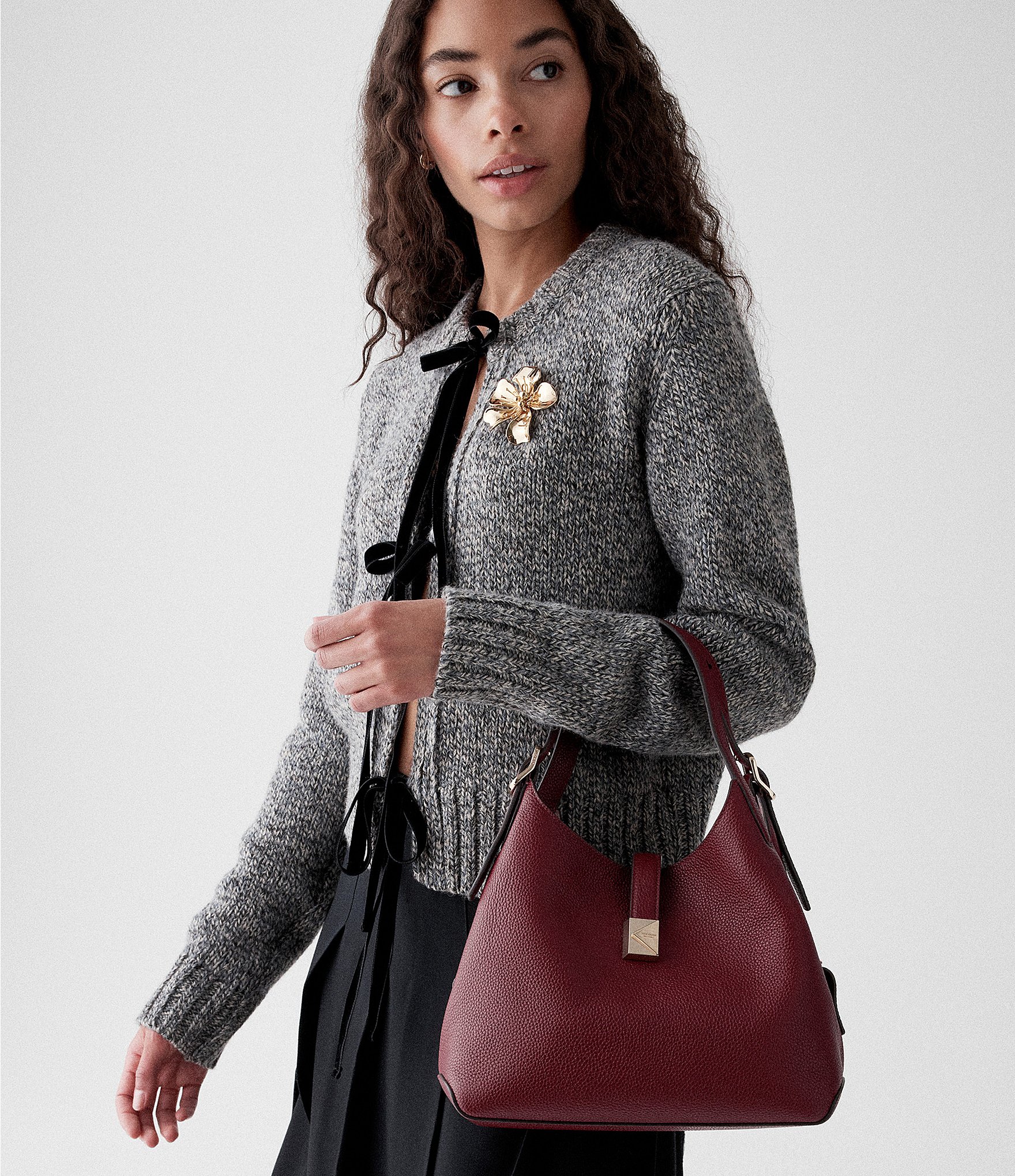 kate spade new york Deco Medium Hobo Tote Handle Bag