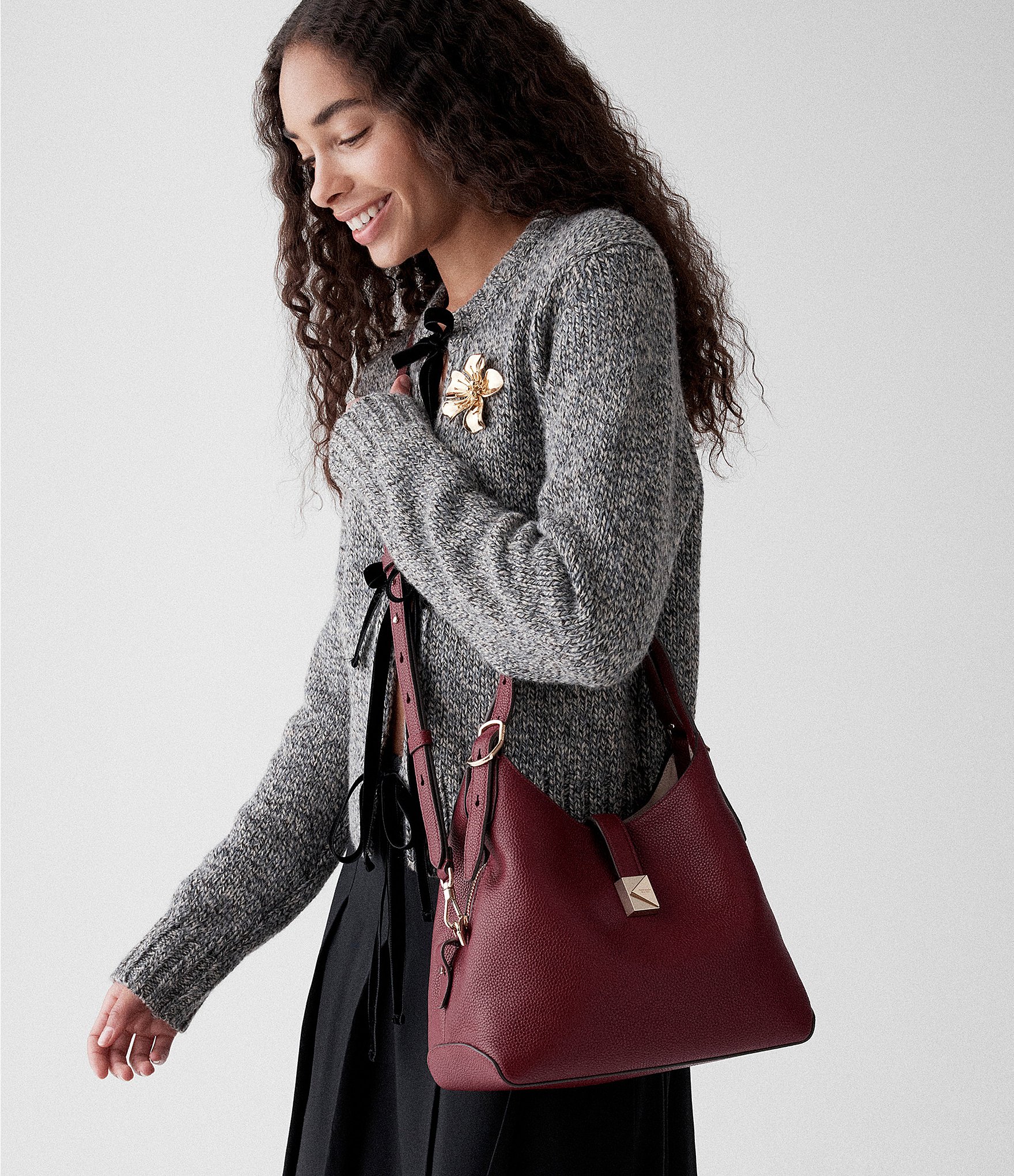 kate spade new york Deco Medium Hobo Tote Handle Bag