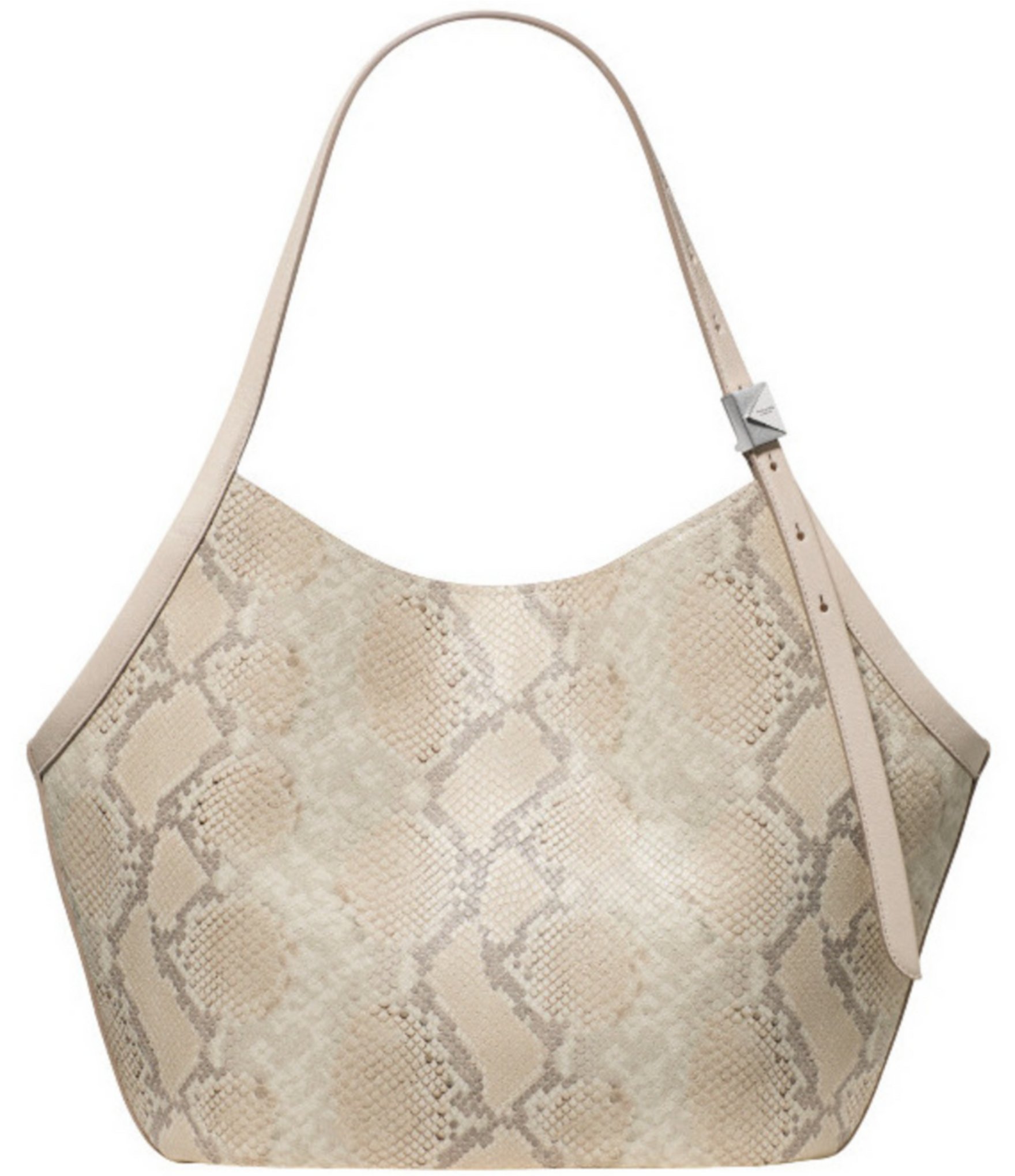 kate spade new york Deco Snake Embossed Leather Tulip Handle Tote Bag