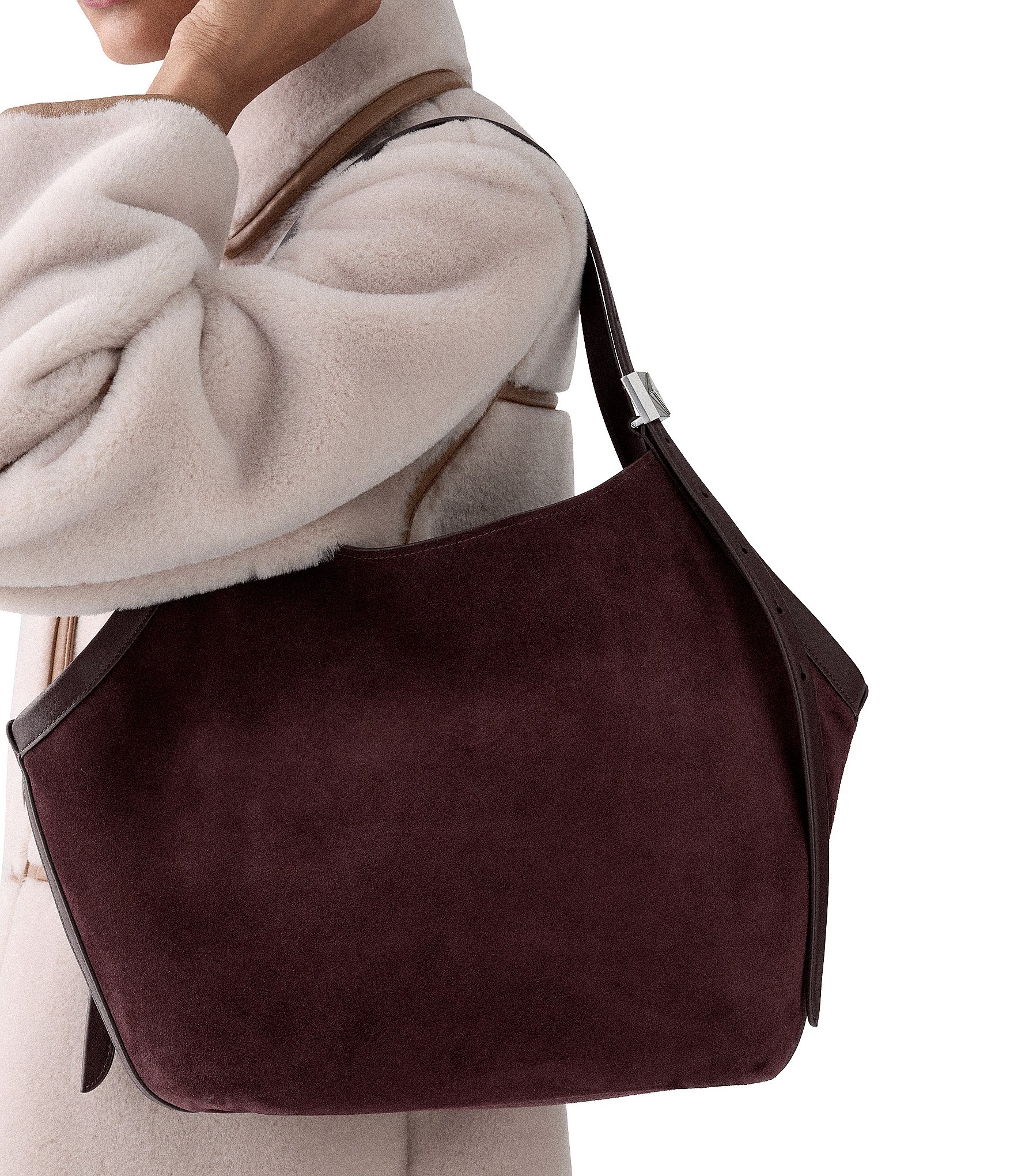 kate spade new york Deco Suede Tulip Tote Bag