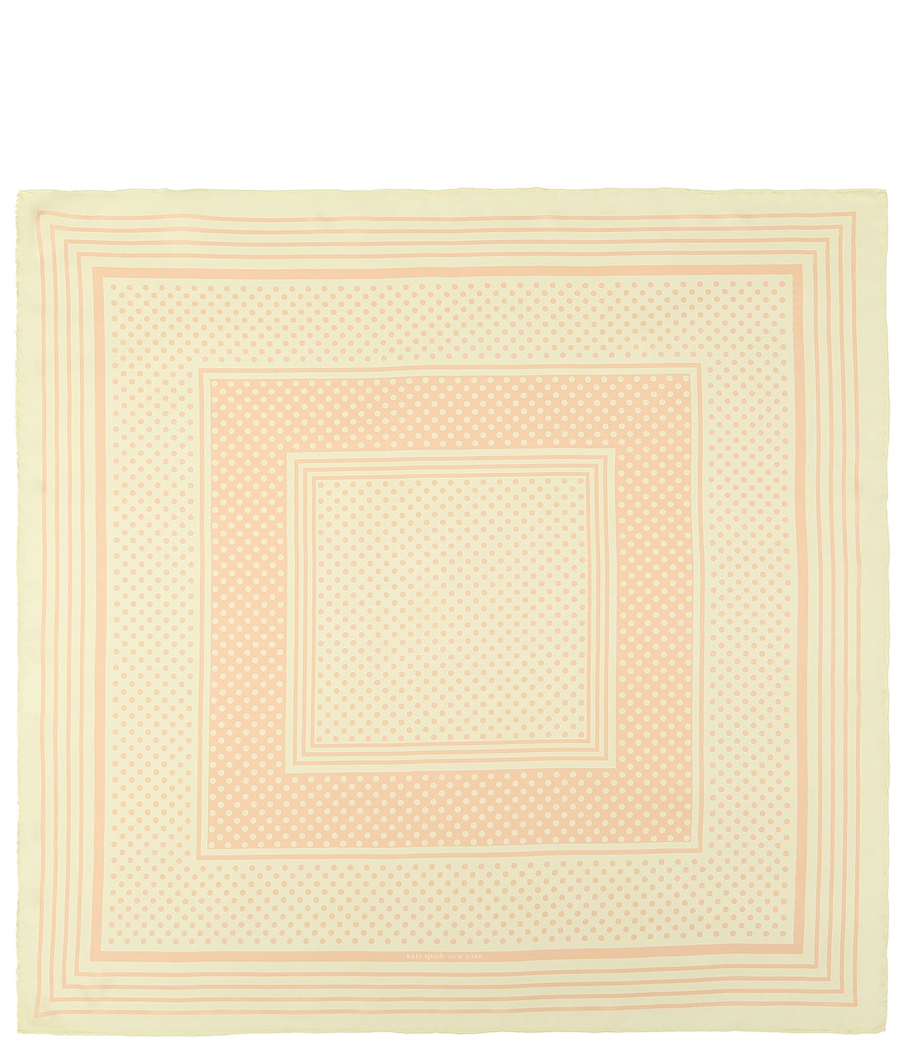 kate spade new york Dotted Silk Square Scarf