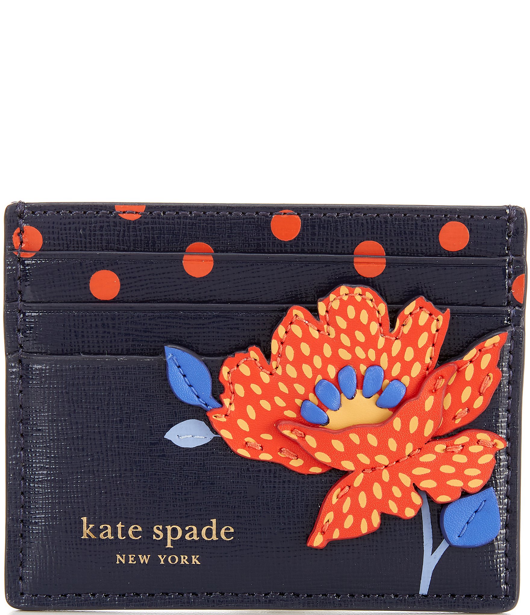 kate spade new york Dottie Bloom Card Holder Wallet | Dillard's