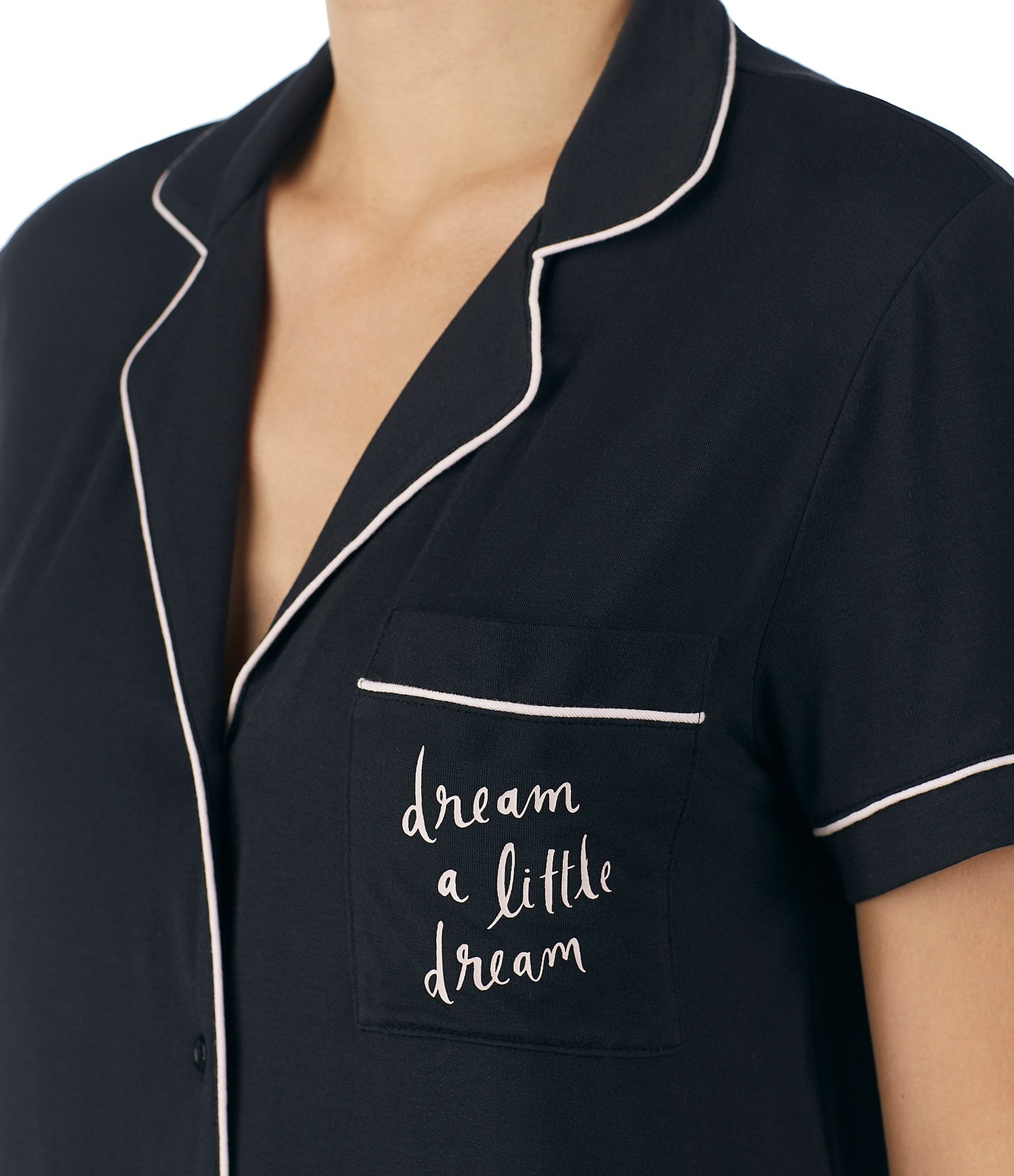 kate spade new york #double;Dream a Little Dream#double; Coordinating Solid Knit Pajama Set