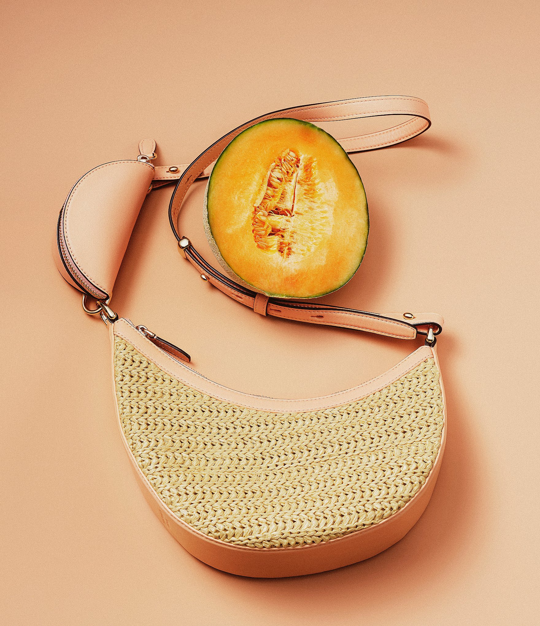 kate spade new york Duo Straw Crossbody Bag