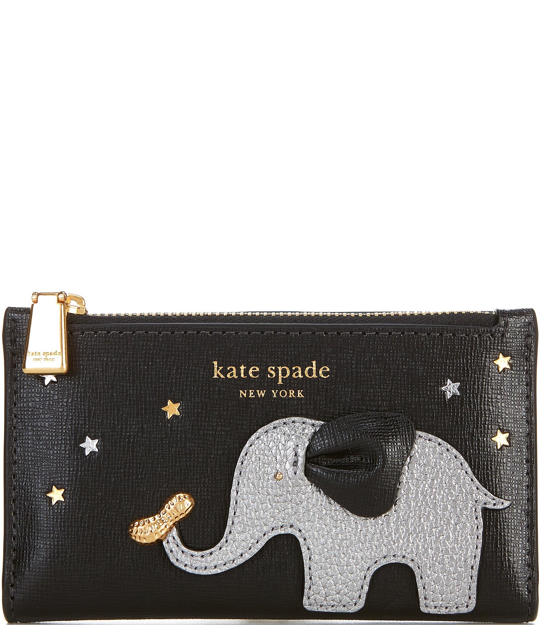 kate spade new york Ellie Elephant Embellished Small Bifold Wallet